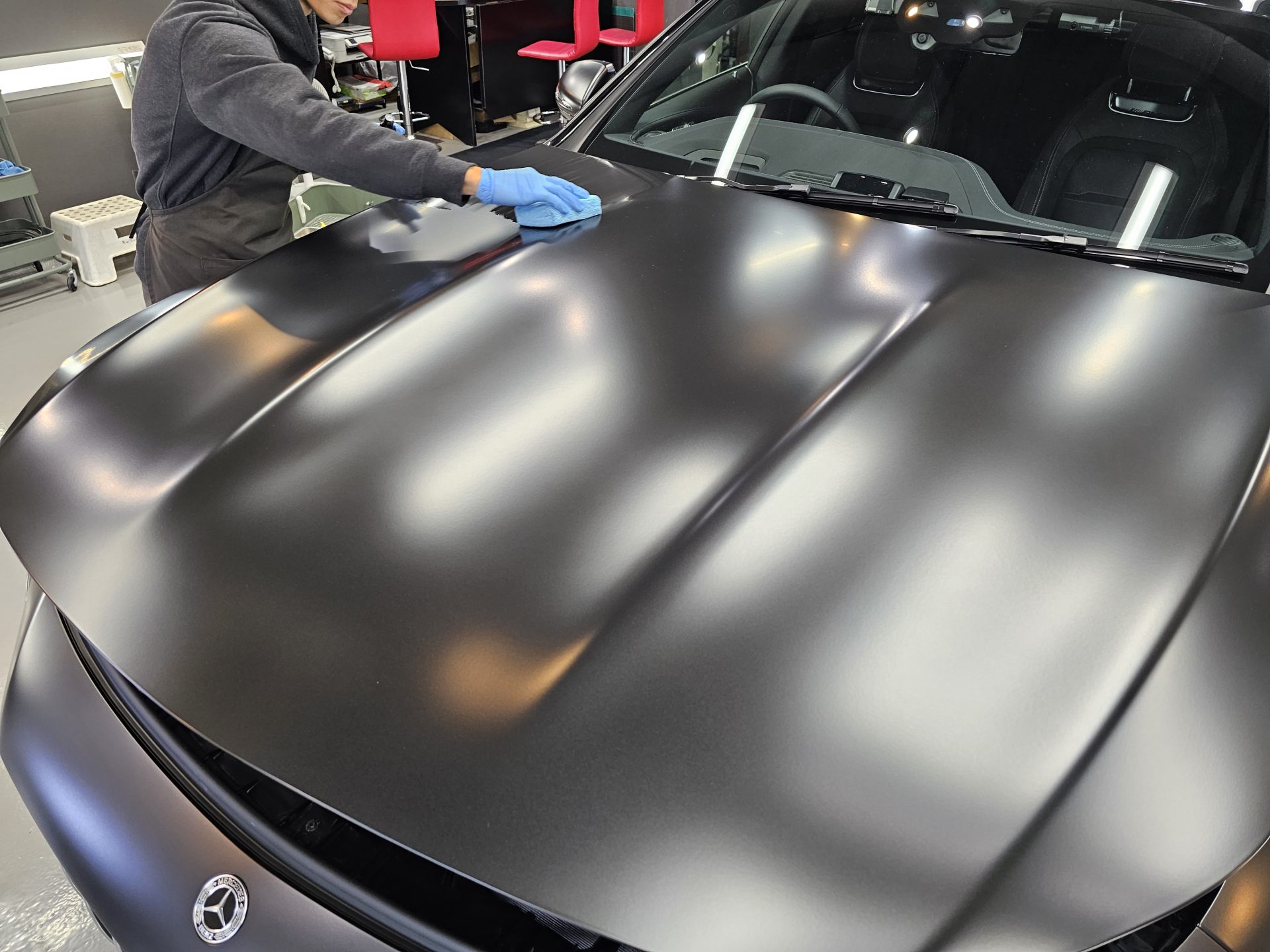 AMG GT43 マット塗装 セラミックコーティング塗布