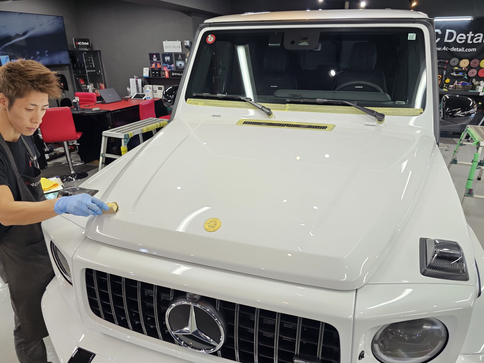 メルセデスAMG G63 セラミックコーティング塗布