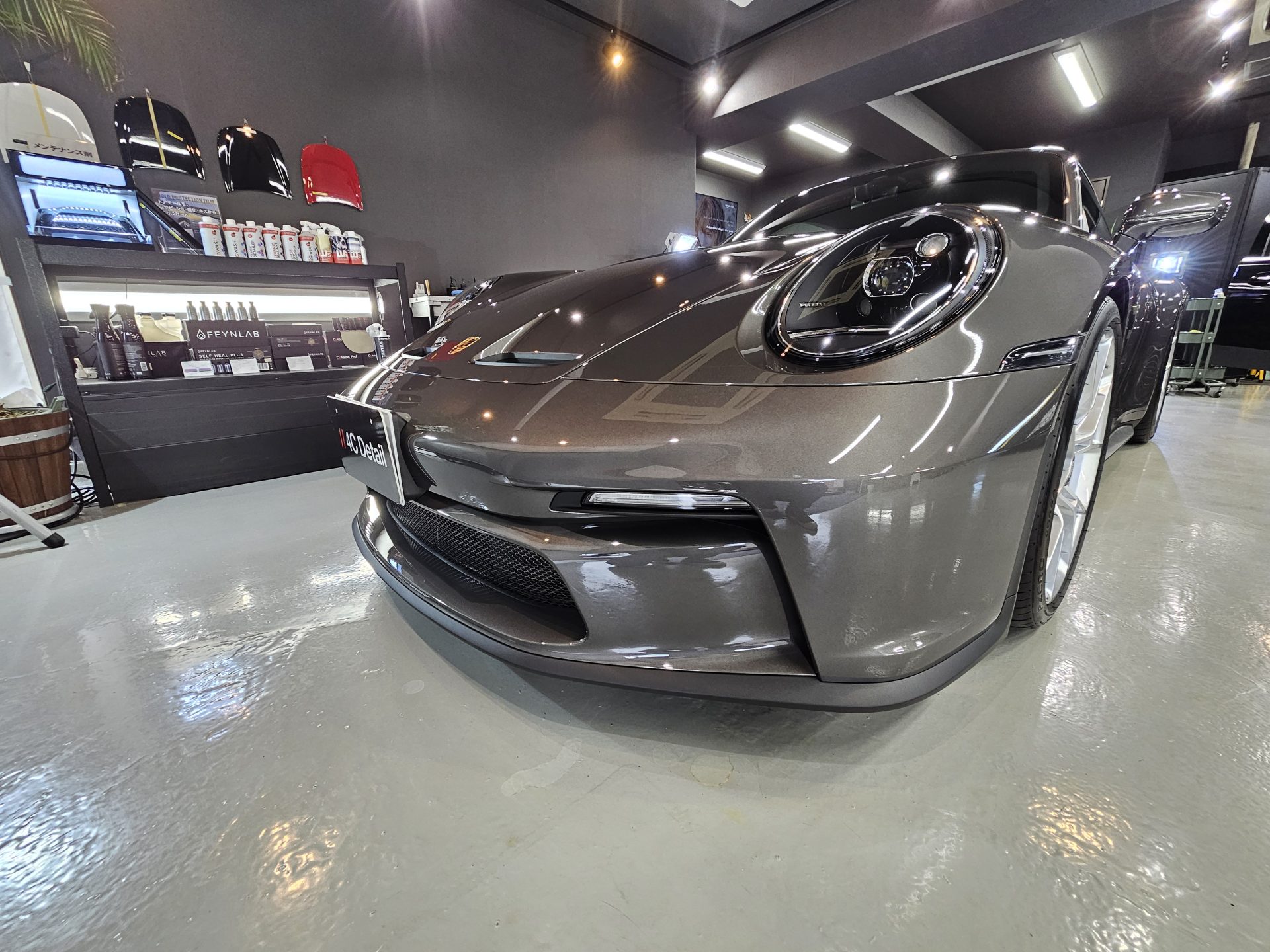 911GT3ツーリング 新車 フロントバンパープロテクションフィルム