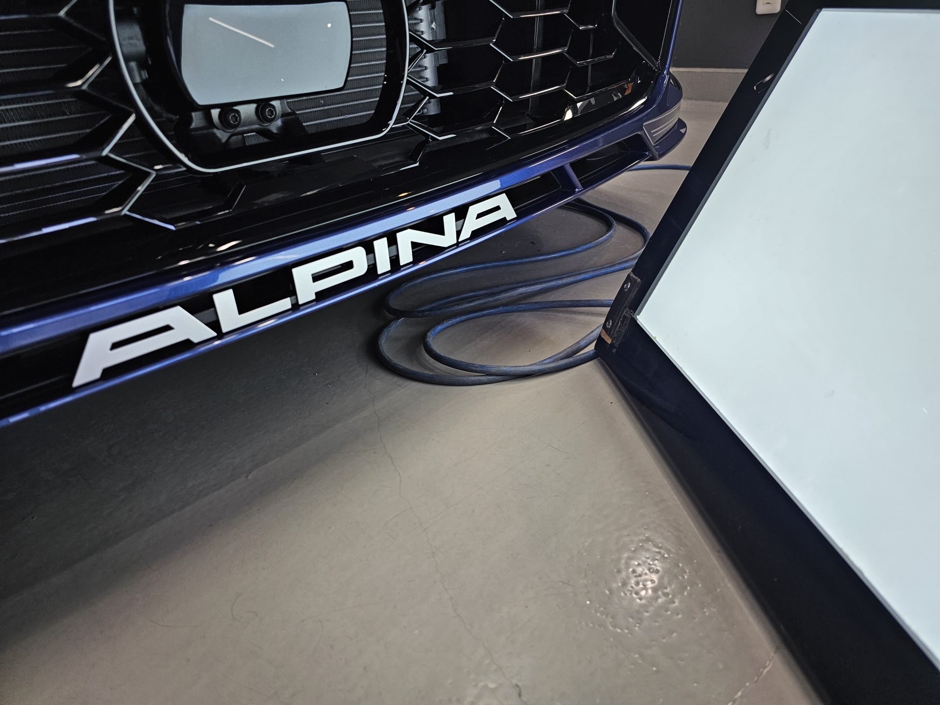 アルピナB3 新車 コーティング細部チェック