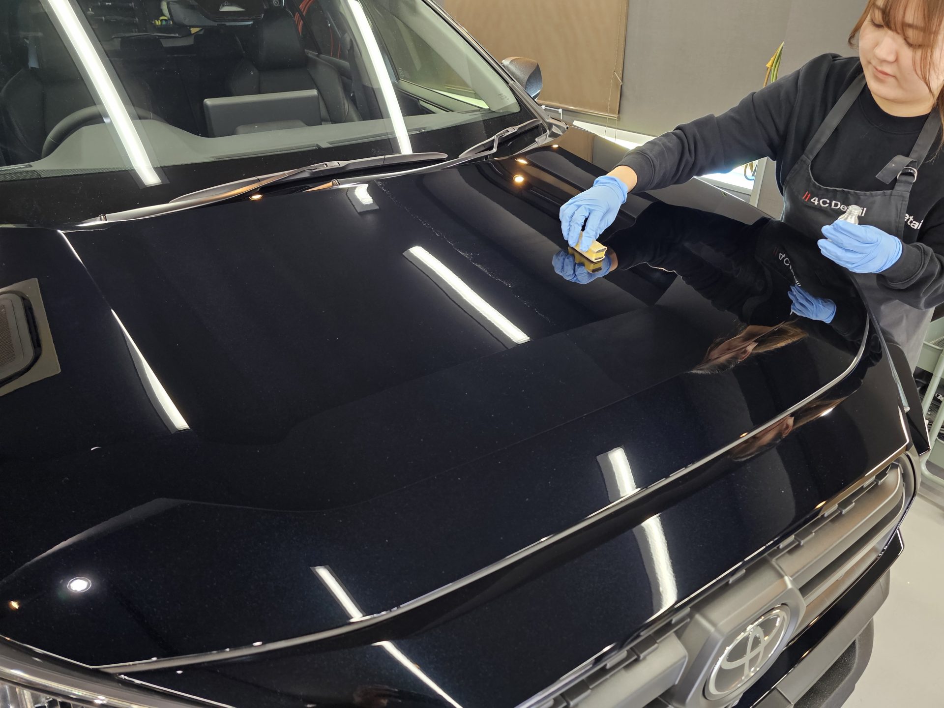 トヨタRAV4アドベンチャー 新車 プレミアムガラスコーティング塗布
