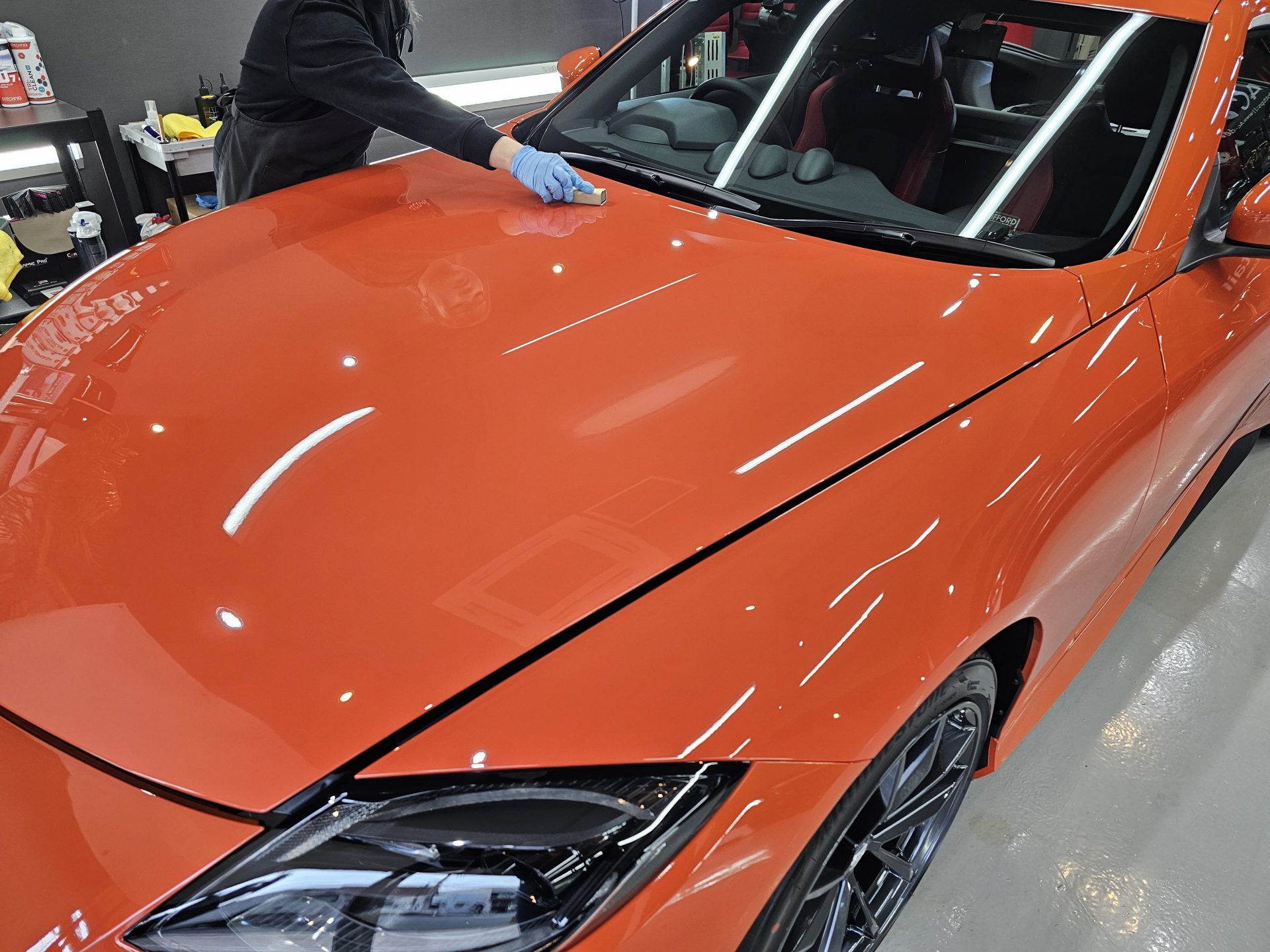 新型日産フェアレディZ 新車 feynlabオリジナルセラミックトップコート塗布