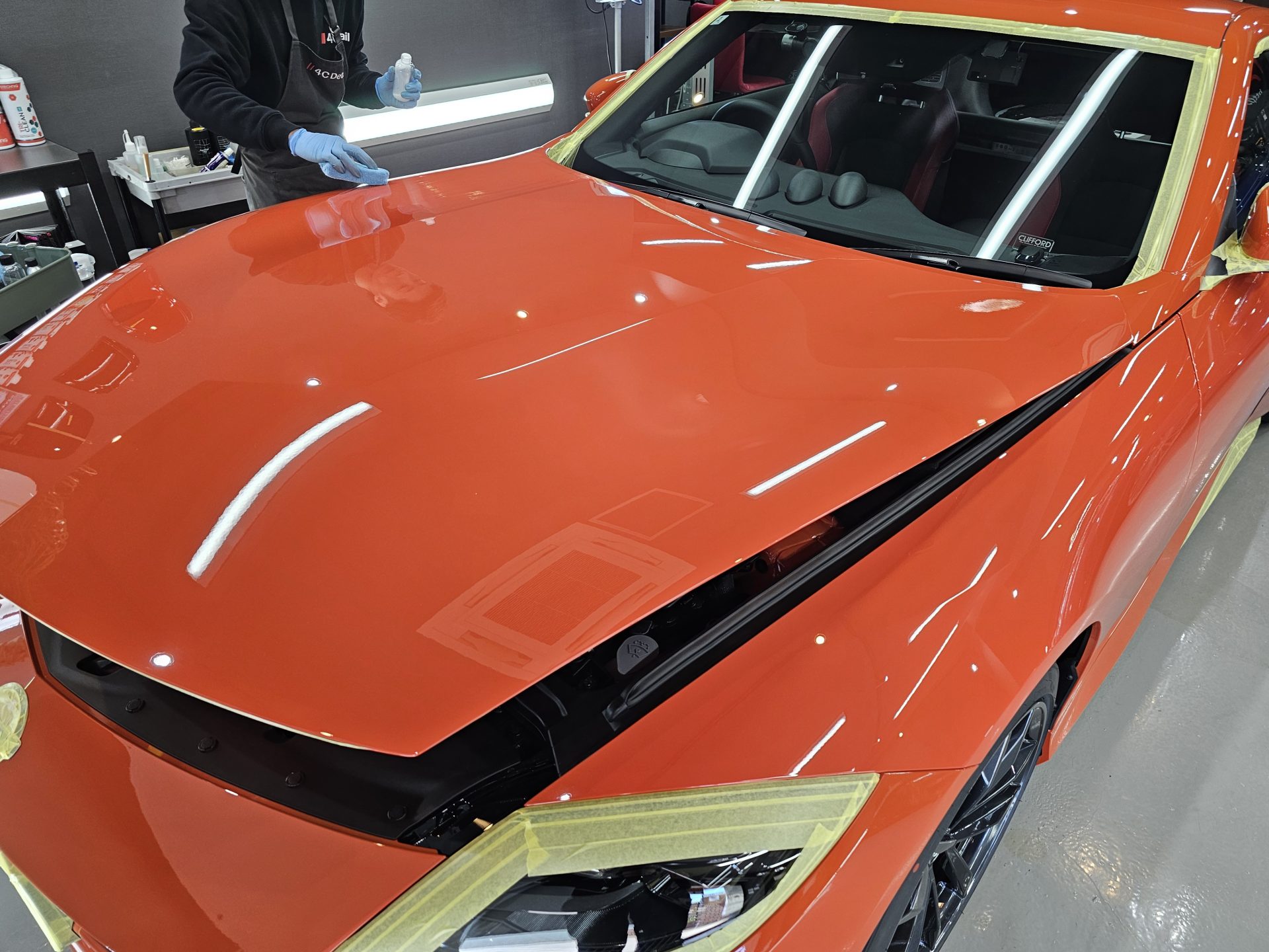 新型日産フェアレディZ 新車 feynlabヒールプラス塗布