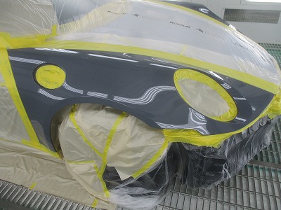 ポルシェ911カレラGTS 新車 フェニックススプレー式プロテクション 塗装フロントフェンダー