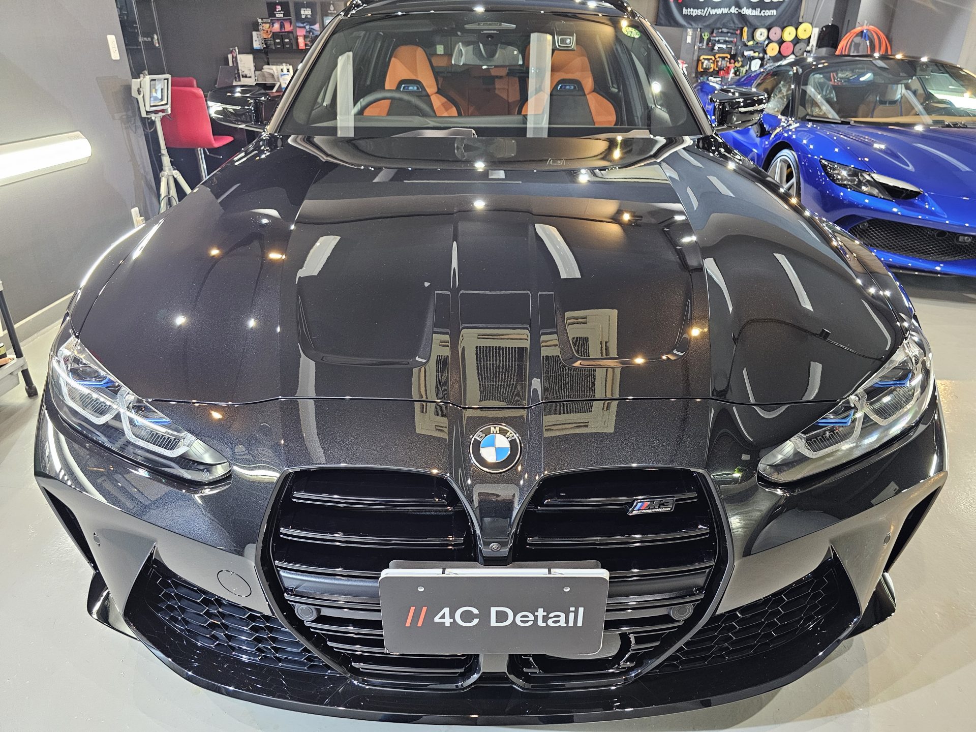 BMW M3ツーリング 新車 GTECHNIQクリスタルセラムBLACKセラミックコーティング