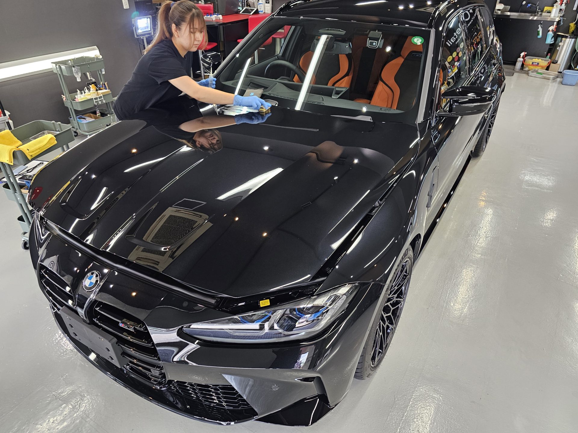 BMW M3ツーリング 新車 セラミックコーティング塗布