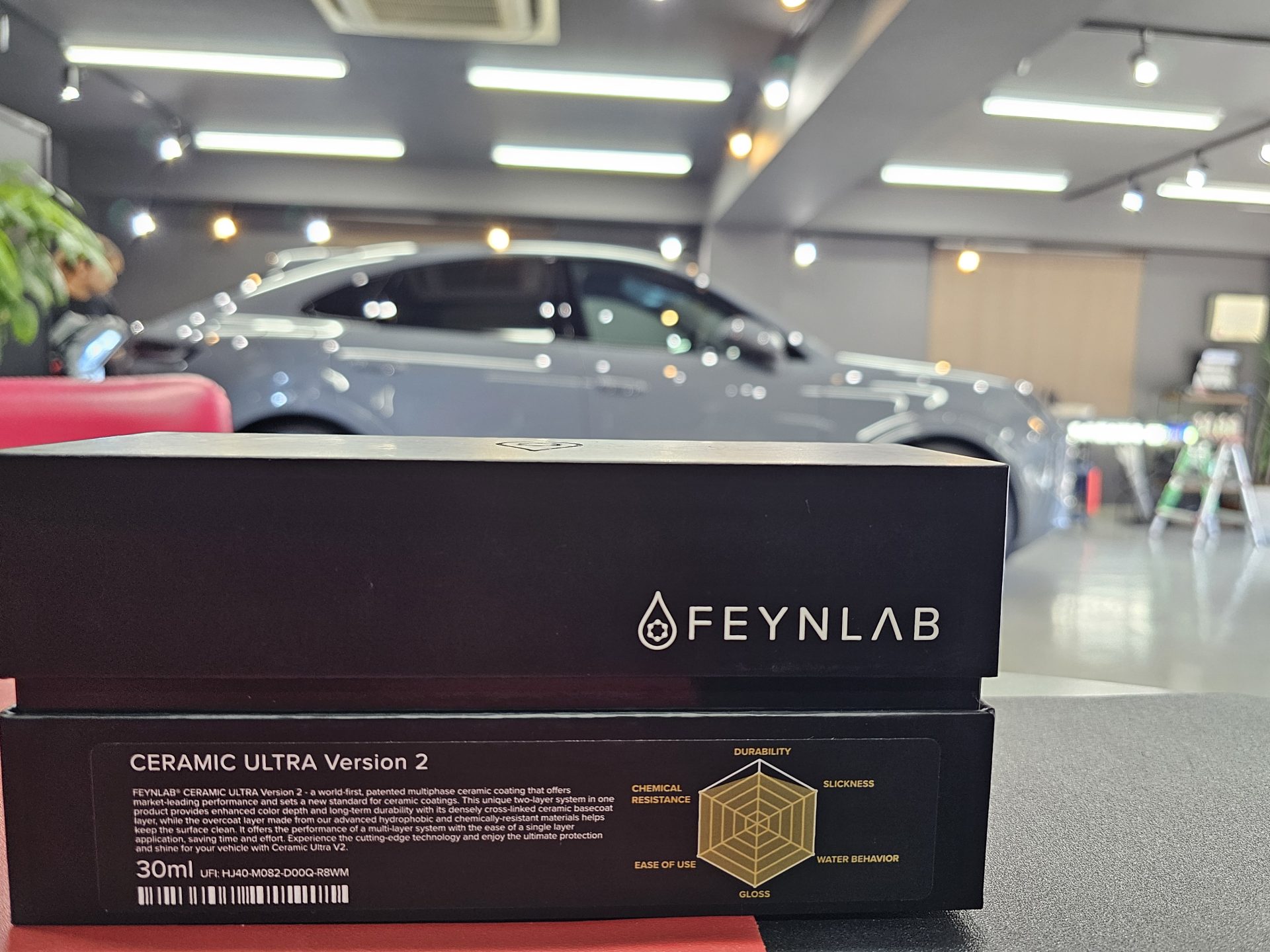 ポルシェカイエンクーペ 新車 FEYNLABセラミックULTRA 液剤