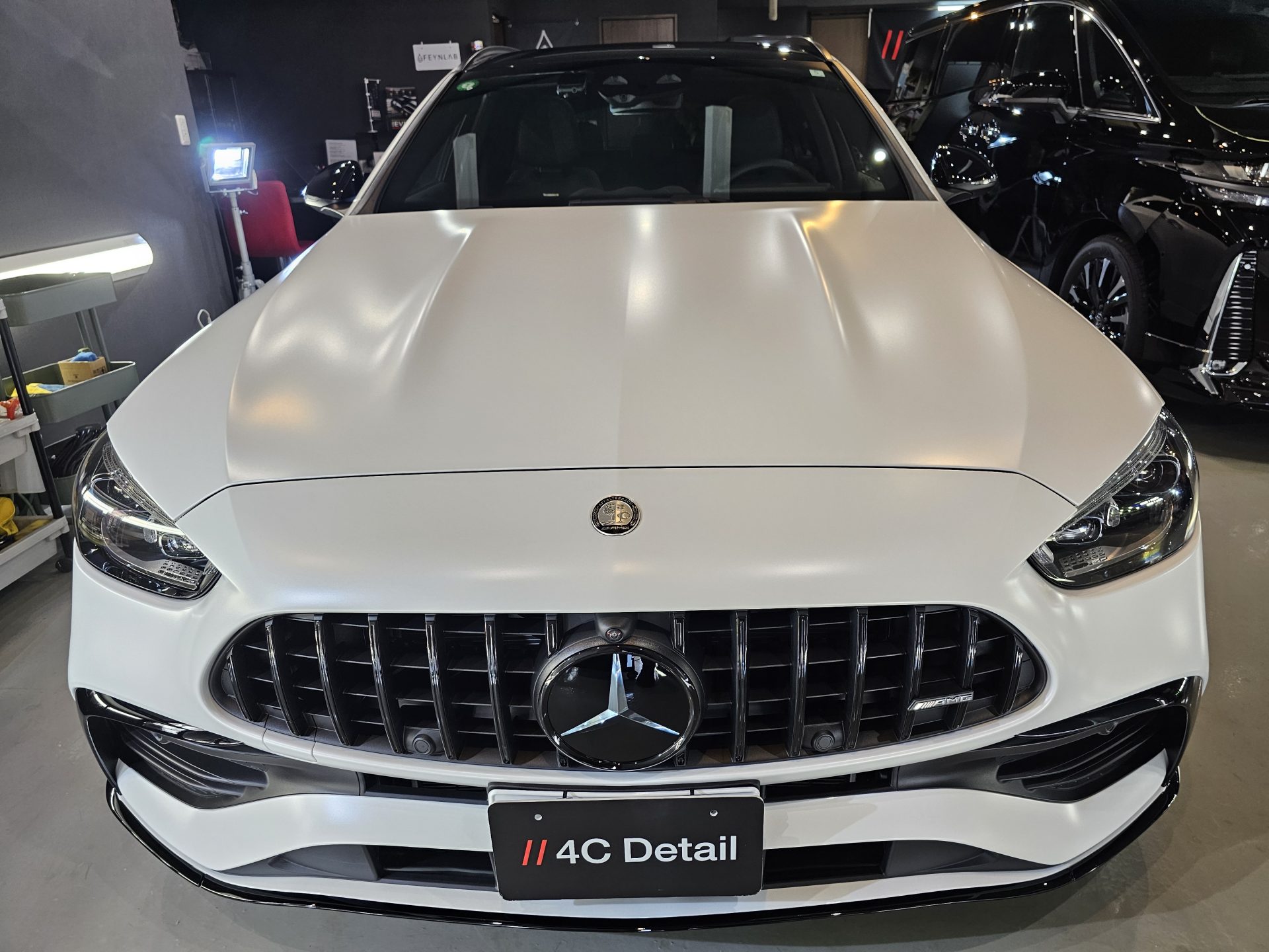 メルセデスAMG C43ステーションワゴン(S206) マットフィルム施工