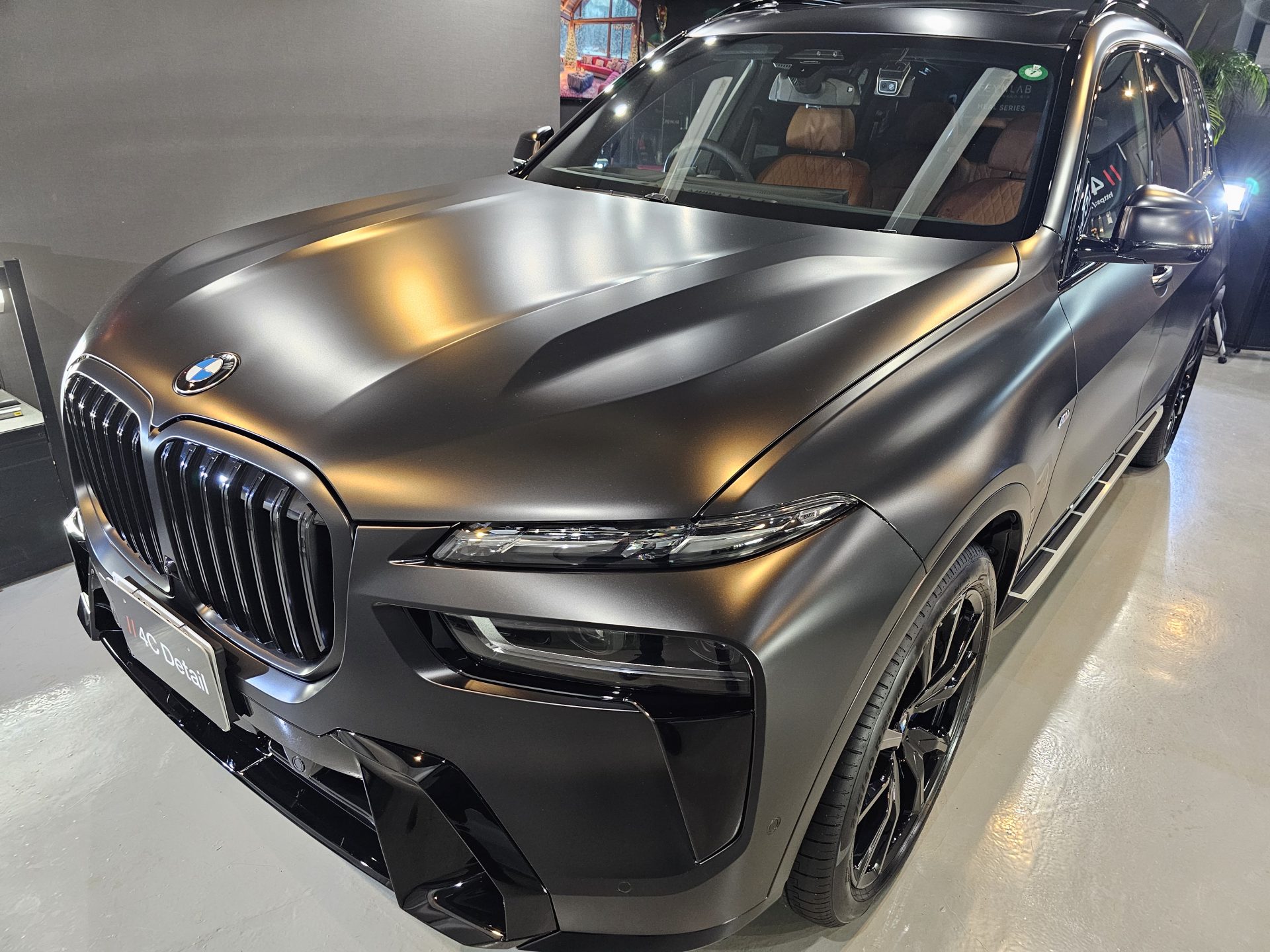 BMW X７新車 PPF マットブラック化