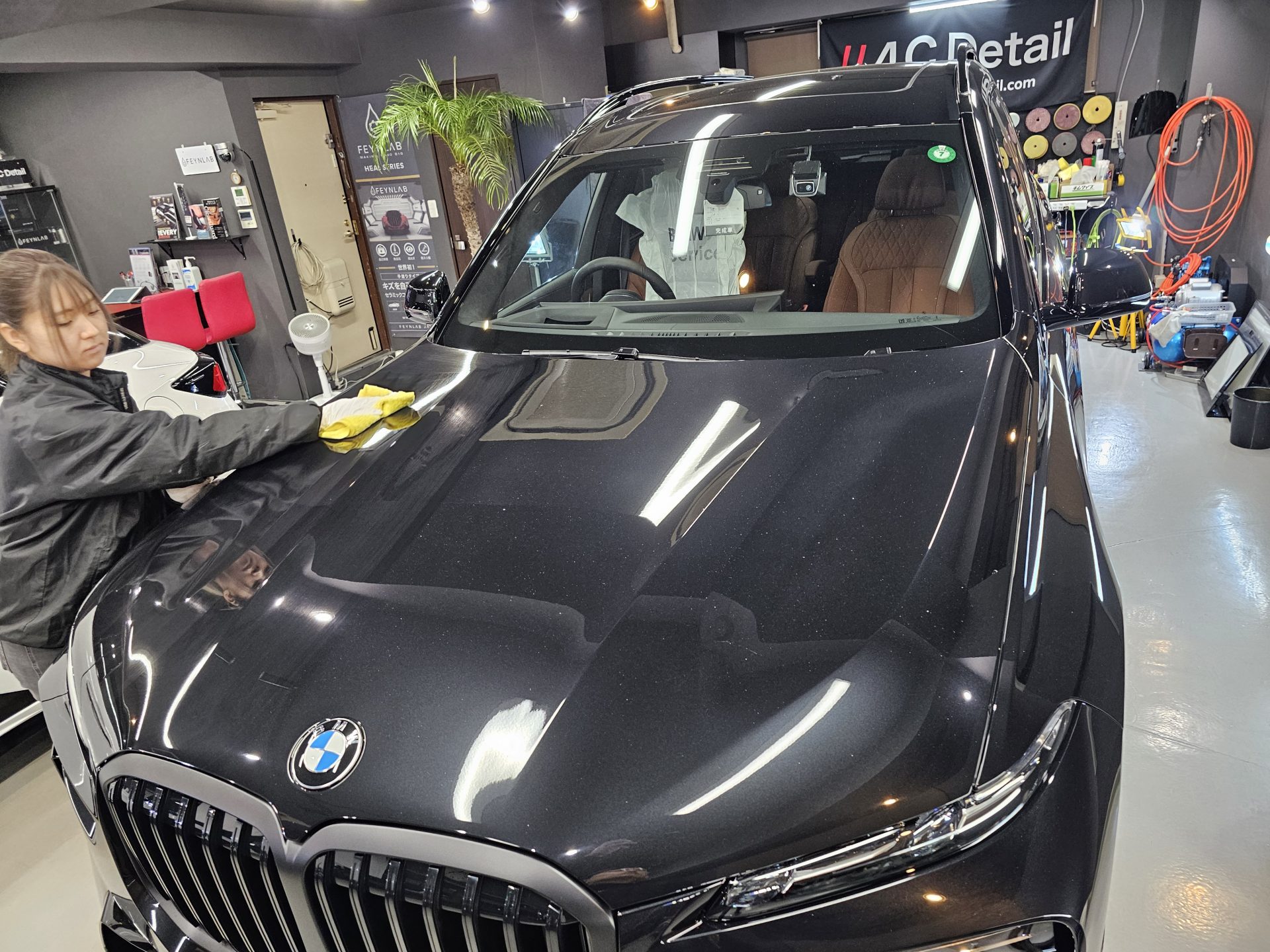 BMW X７新車 洗車