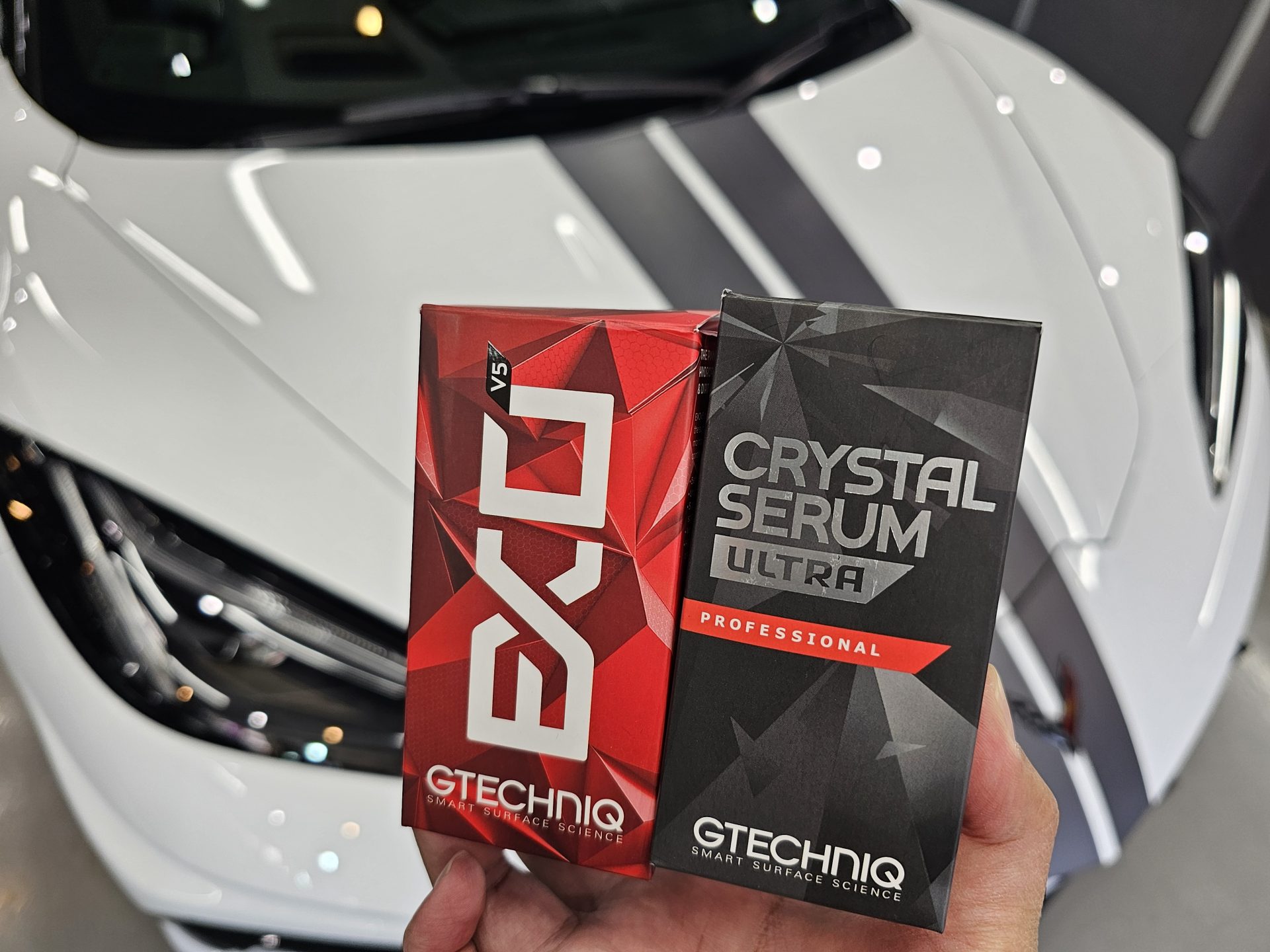 シボレーコルベットC8 2021 GTECHNIQ CRYSTALSERUMBLACK