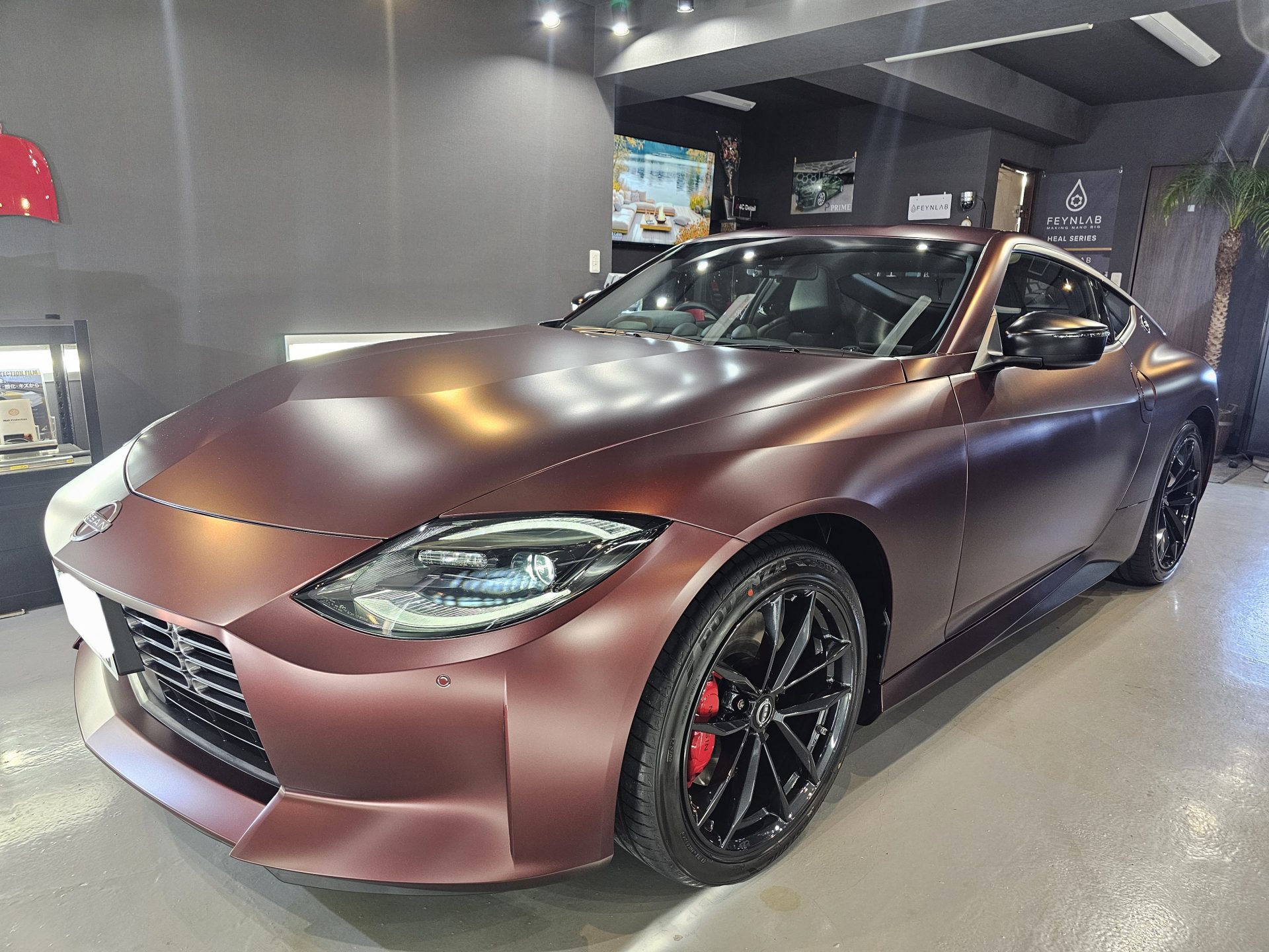 新車NISSANフェアレディZ バーガンディ XPELステルスフルプロテクションフィルム他 東京都杉並区