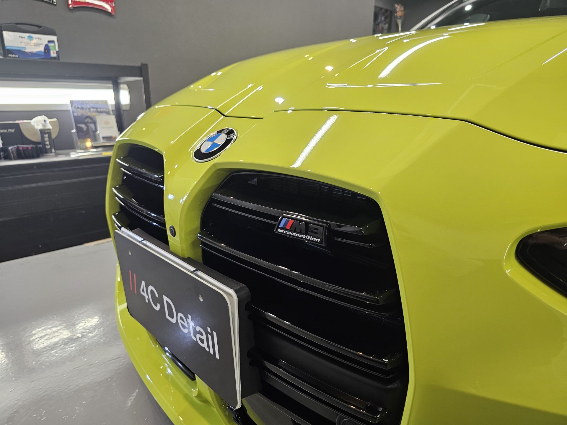 2021BMW M3コンペティション サンパウロイエロー キドニーグリル仕上げ