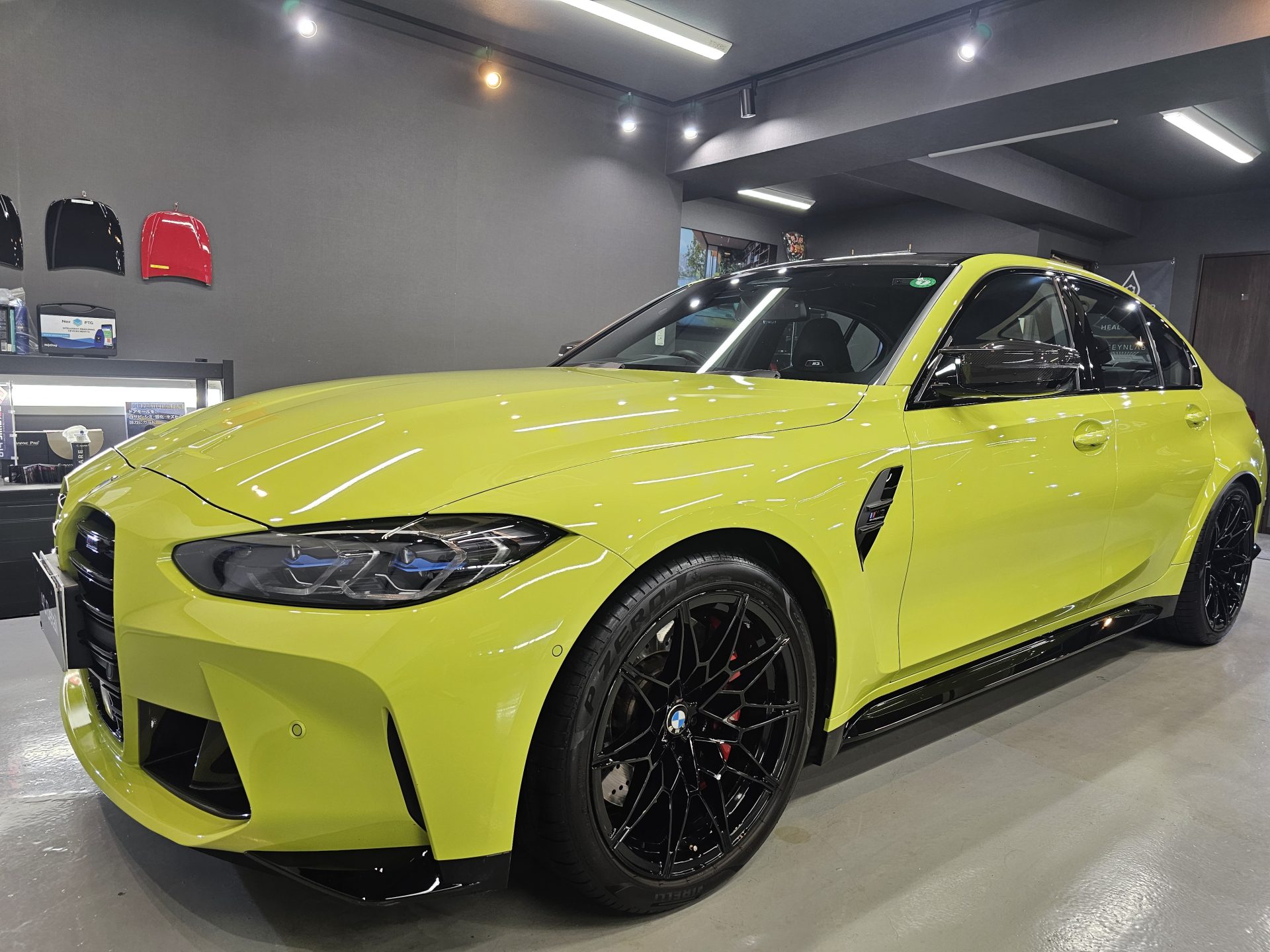 2021年式BMW M3コンペティション servFacesサーブフェイスコートウルティマセラミックコーティングフル施工 横浜市西区