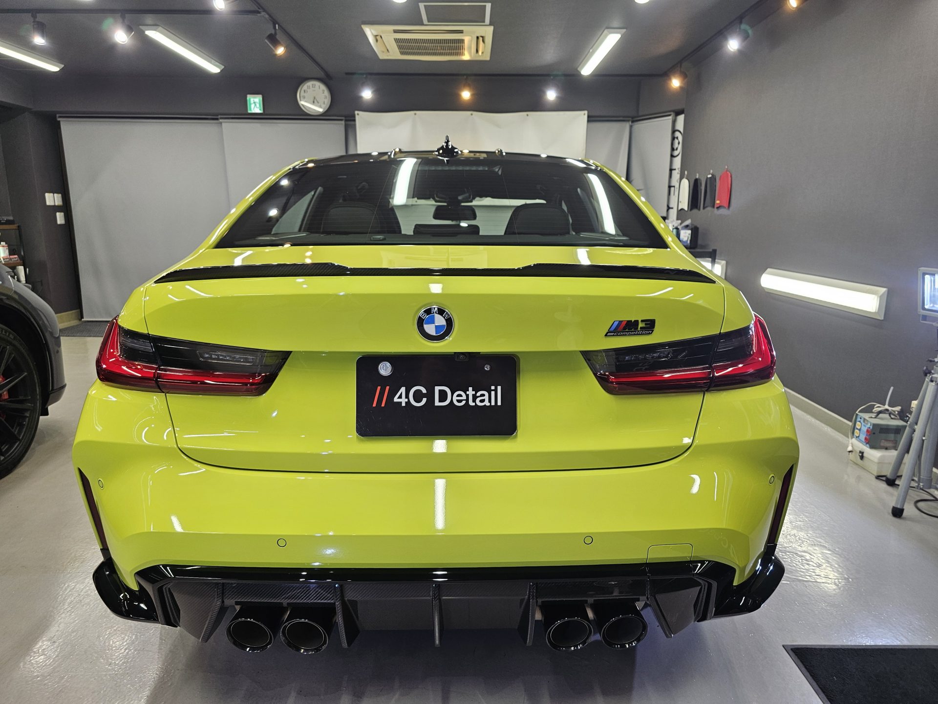 2021BMW M3コンペティション サンパウロイエロー セラミックコーティング専門店