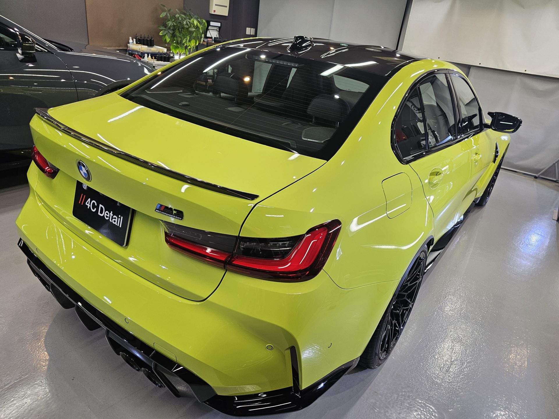 2021BMW M3コンペティション サンパウロイエロー ドイツ製セラミックコーティング