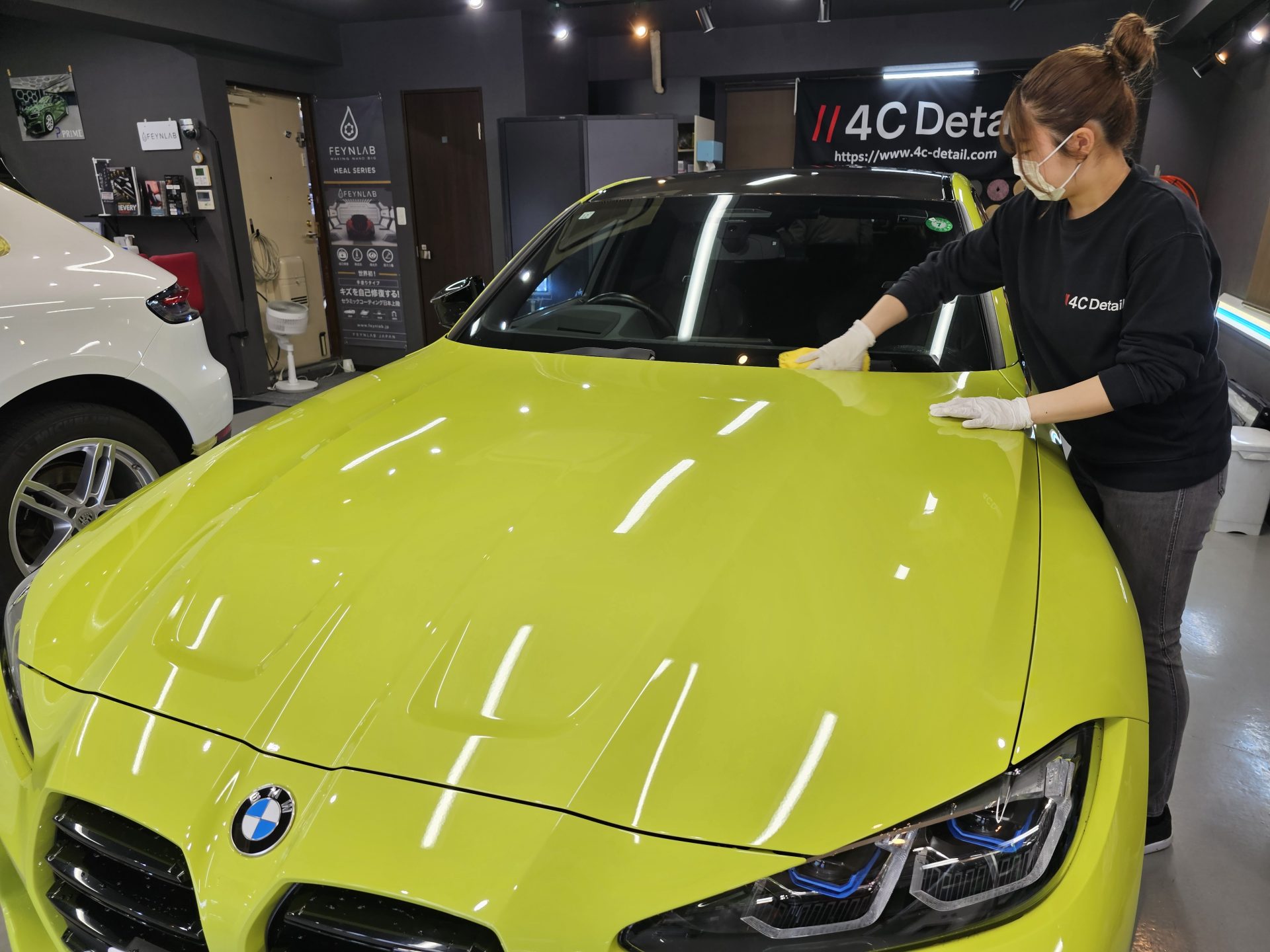 2021BMW M3コンペティション サンパウロイエロー 洗車
