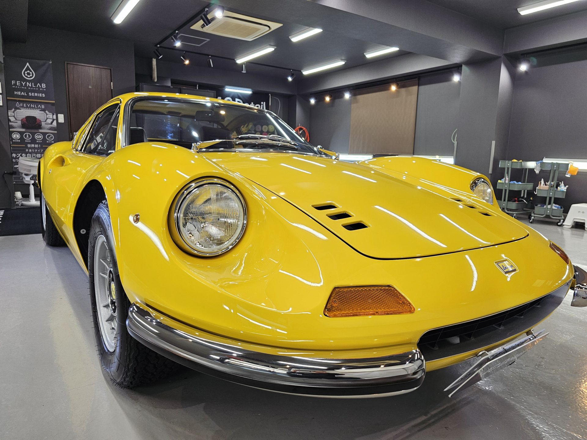 フェラーリディーノ246GT Ferrari Dino ボディコーティング