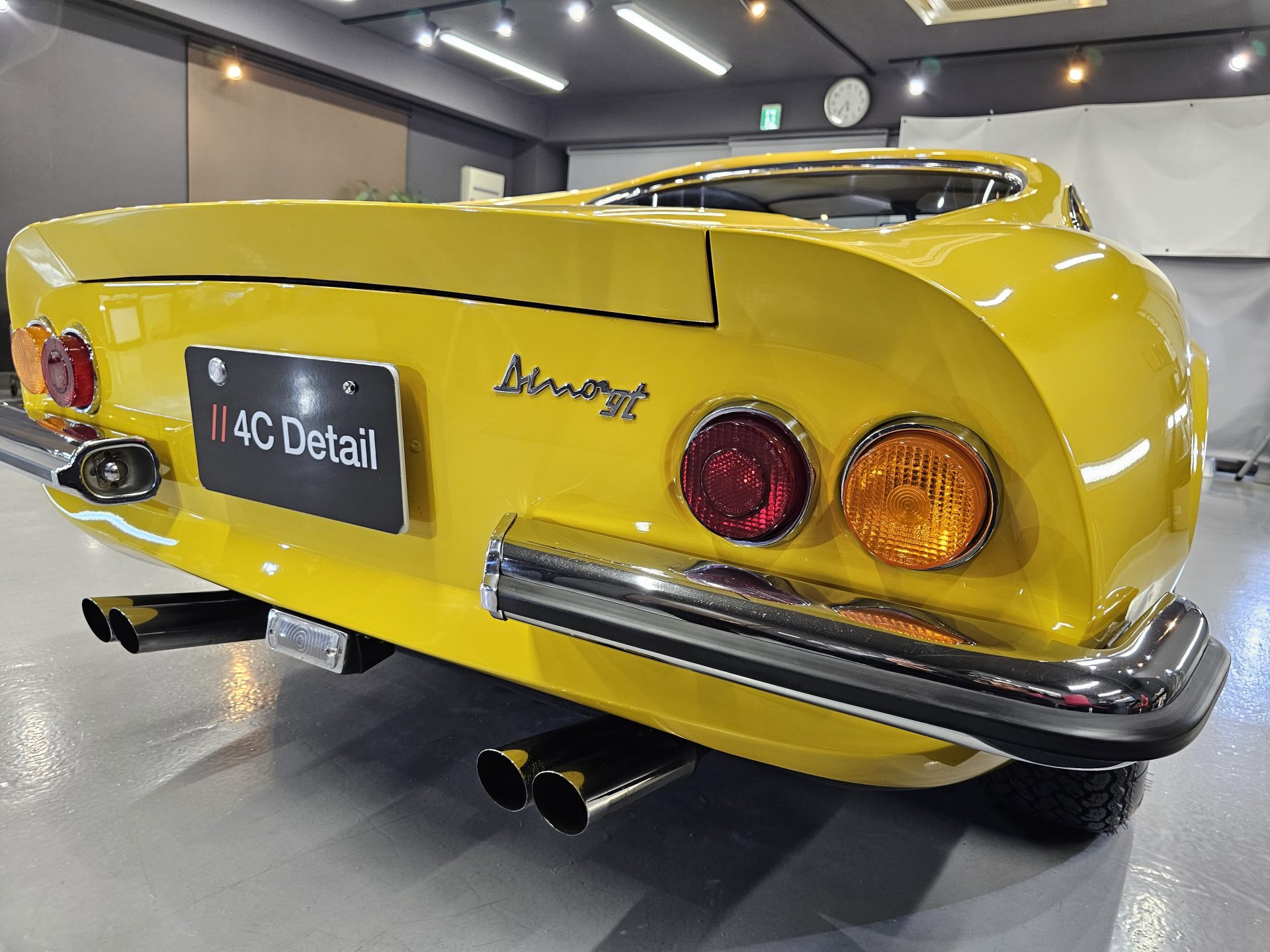 フェラーリディーノ246GT Ferrari Dino リア周り仕上がり