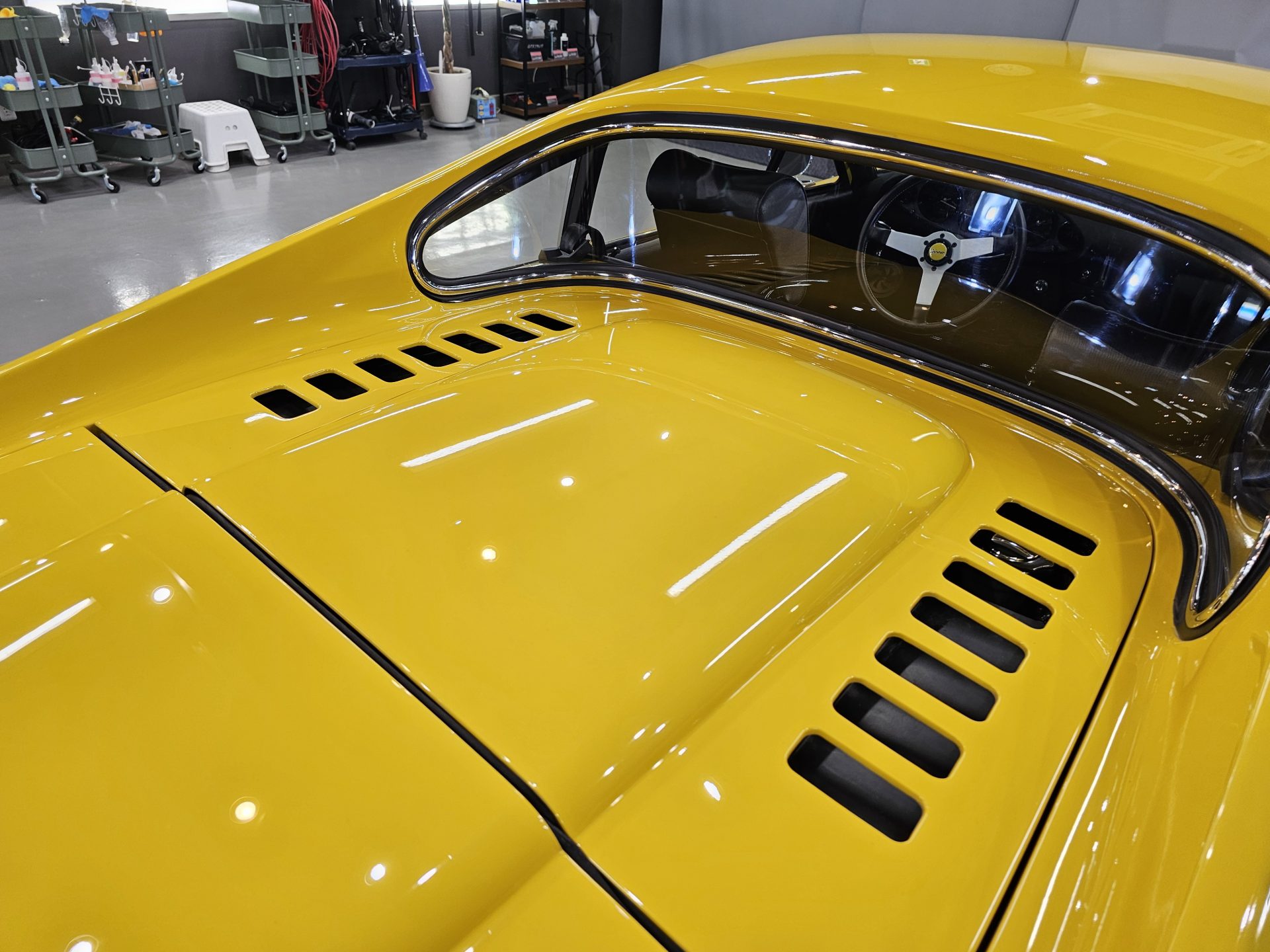 フェラーリディーノ246GT Ferrari Dino 細部仕上がり ディテイリング