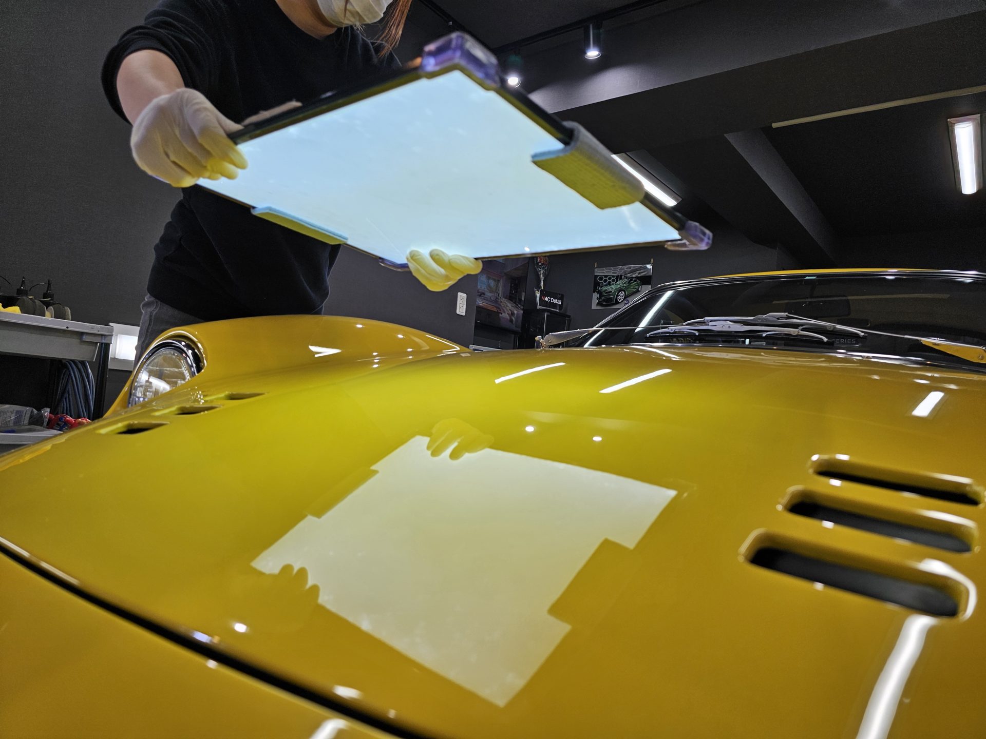 フェラーリディーノ246GT コーティングチェック