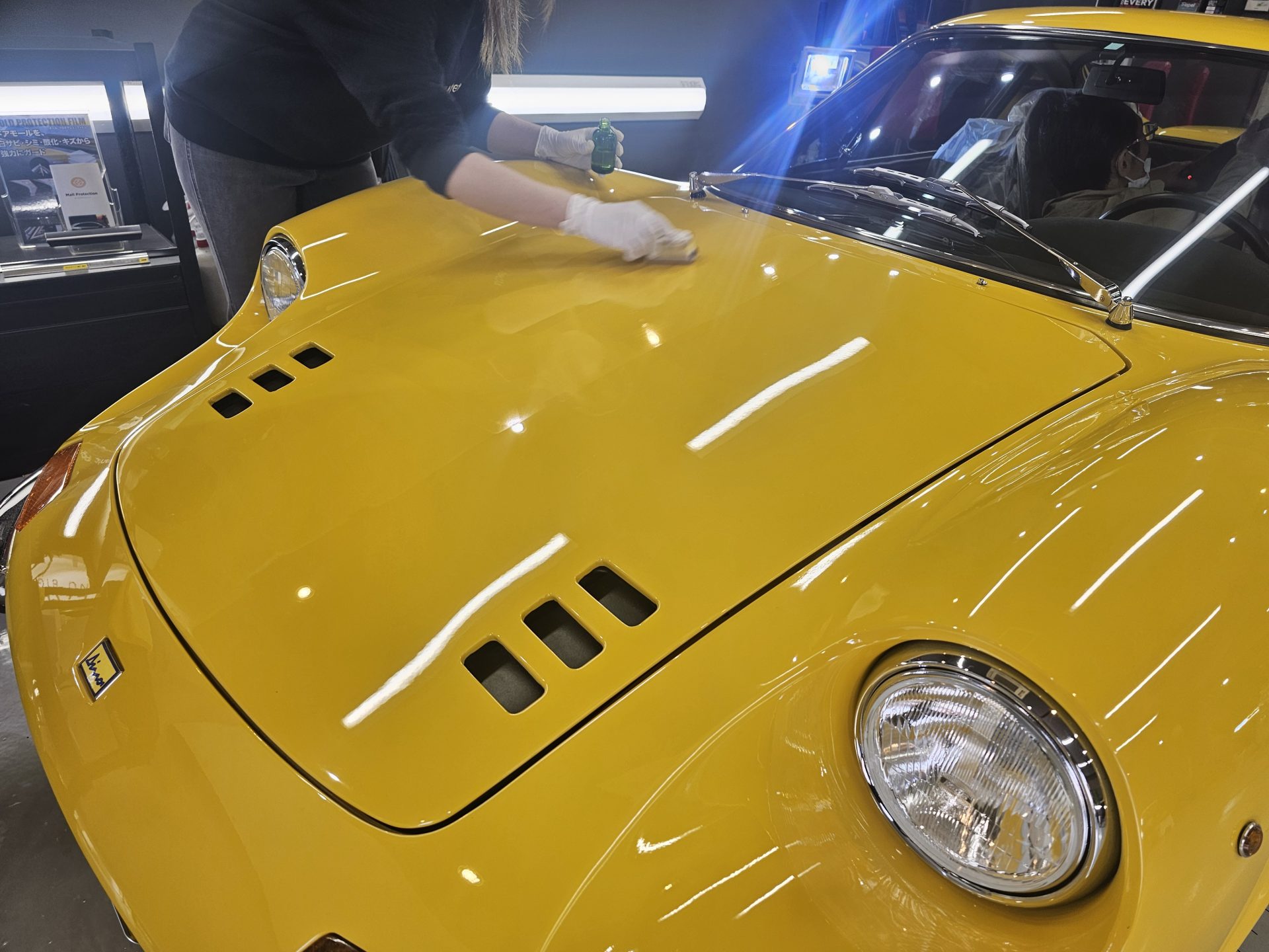 フェラーリディーノ246GT コーティング塗布