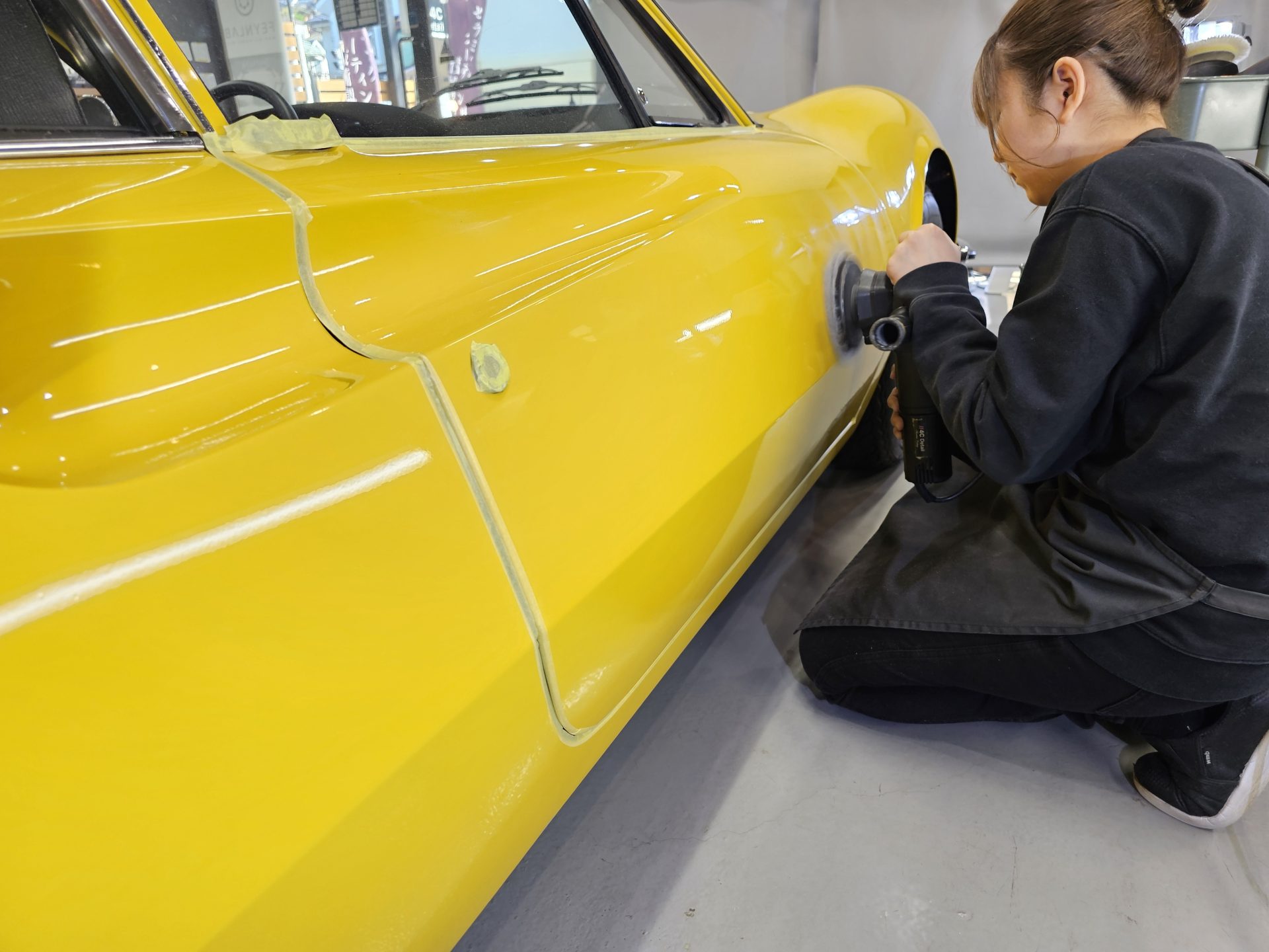 フェラーリディーノ246GT 塗装磨きレストア
