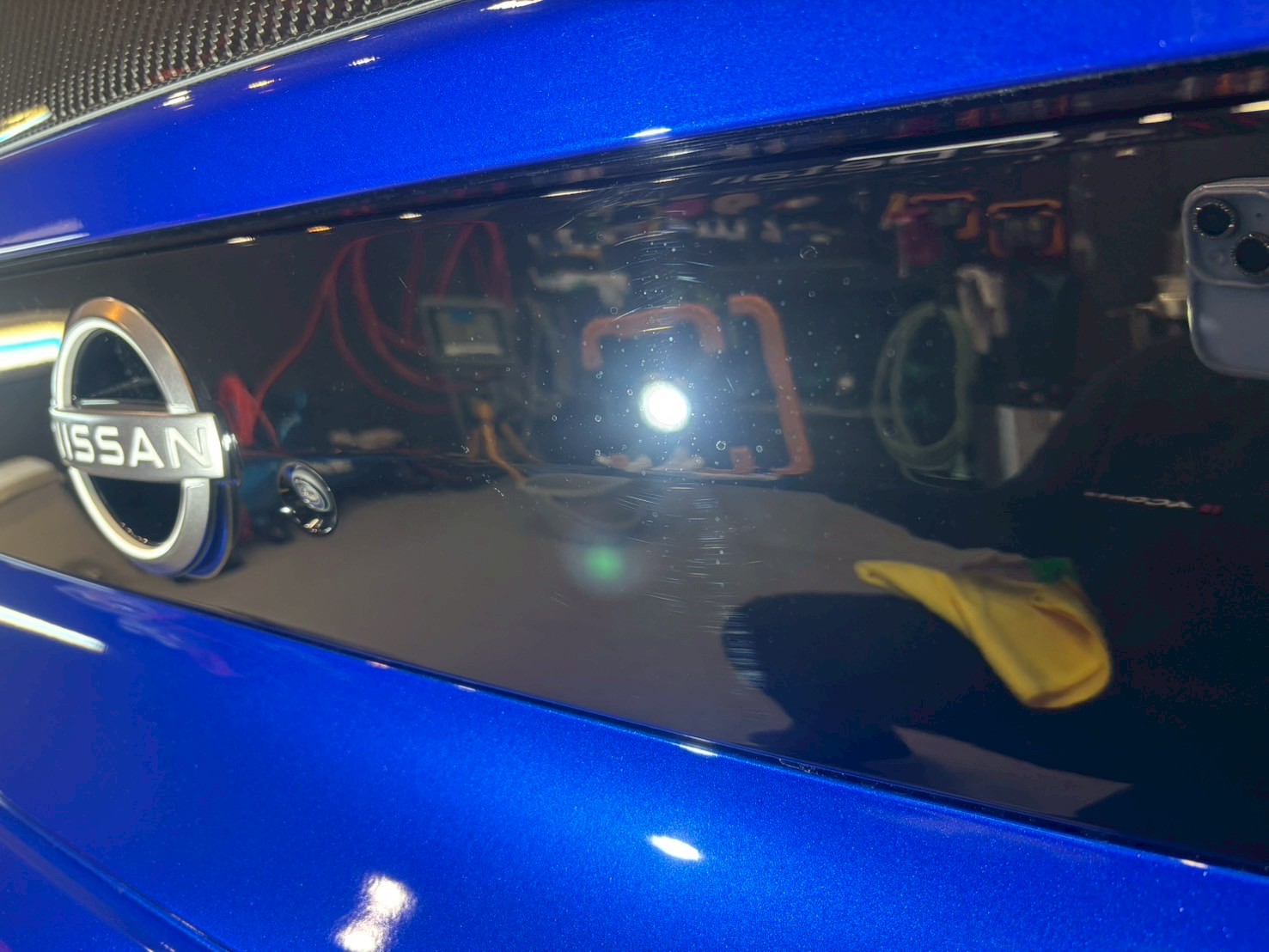 新車フェアレディZ ワンガンブルー ブラックパーツシミ