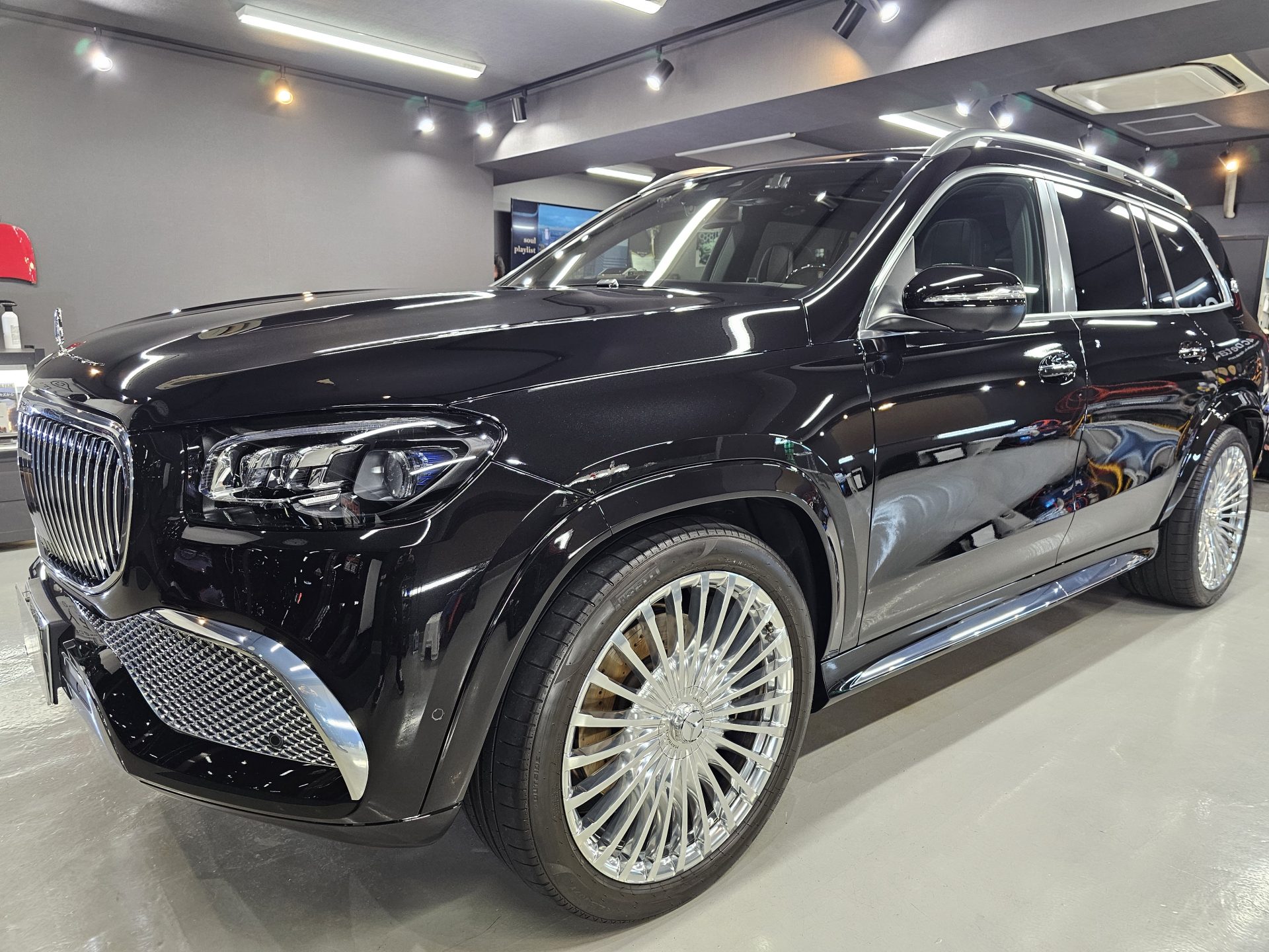 マイバッハGLS600 maybach servfaces coatultima ceramic coating