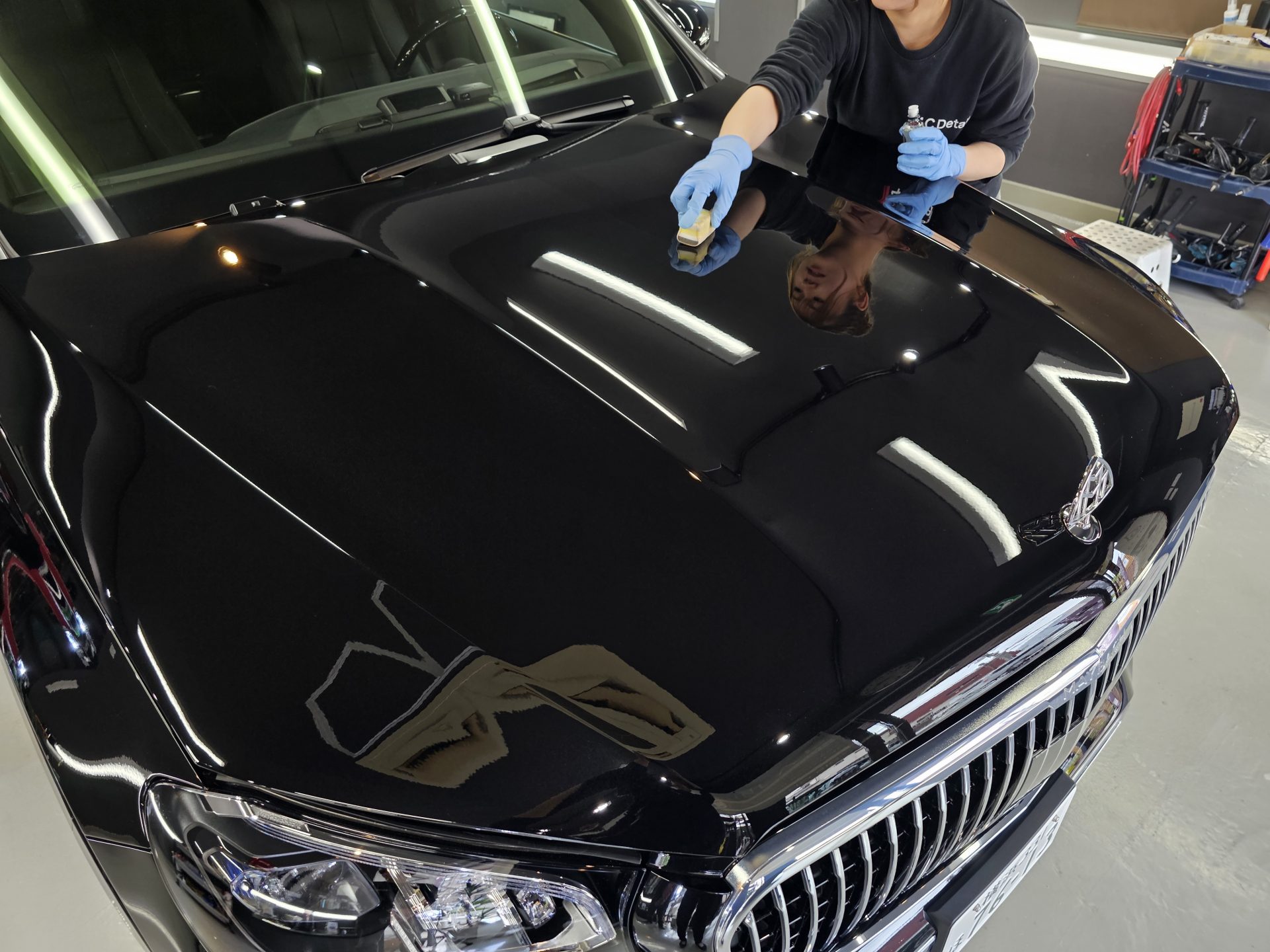 マイバッハGLS600 servfacesコートウルティマ塗布
