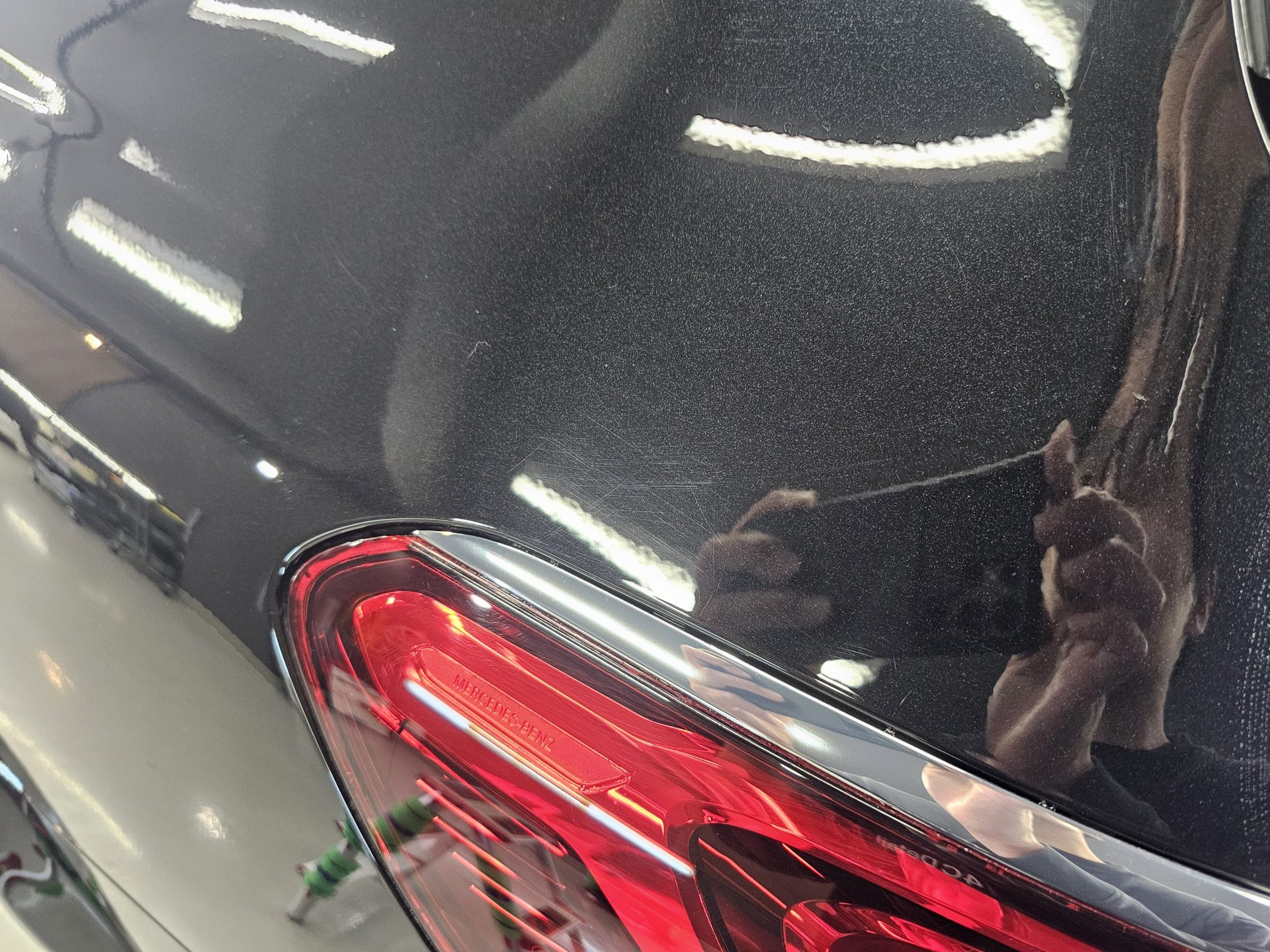 マイバッハGLS600 手洗い洗車傷 (2)