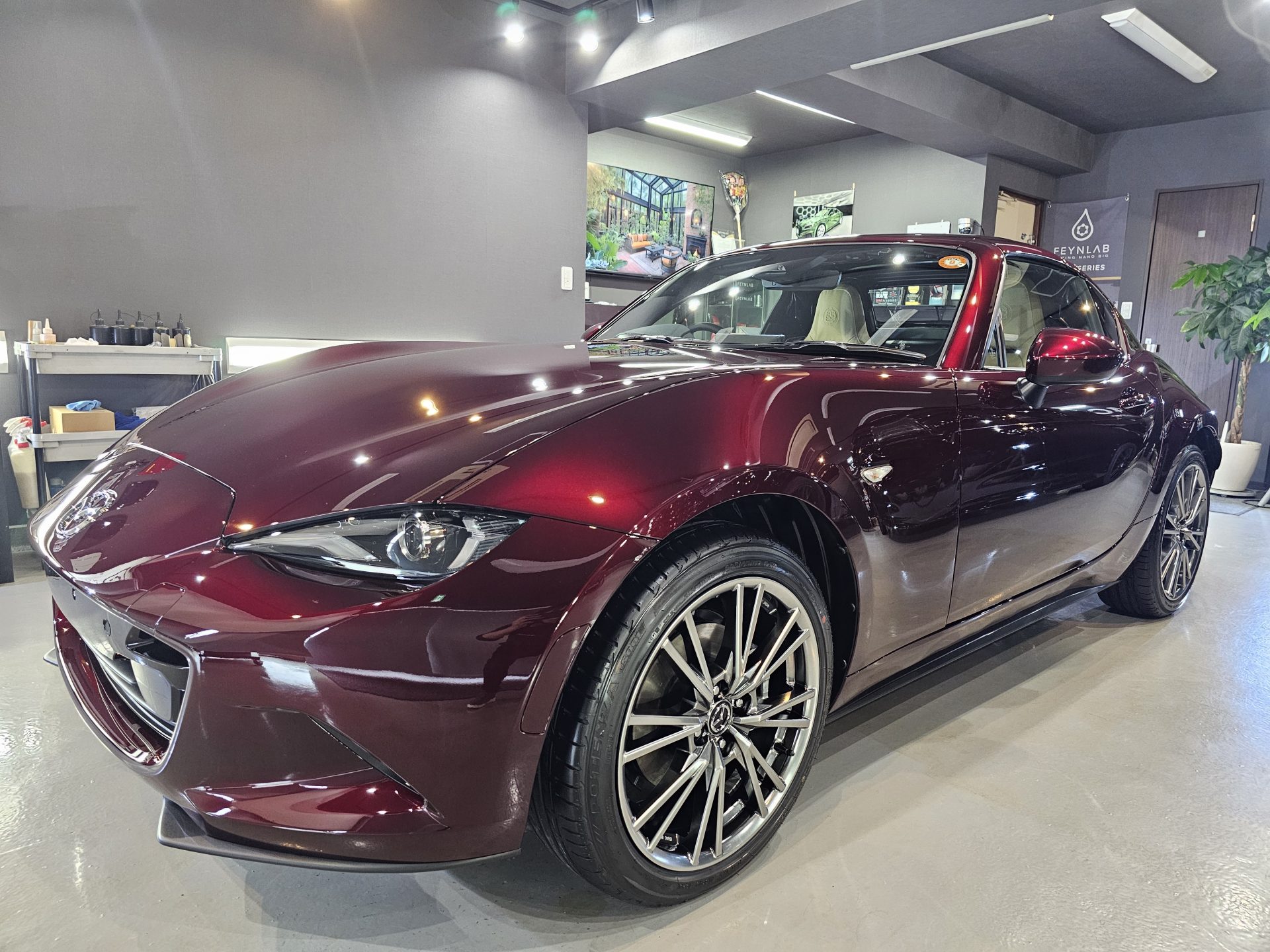 新車マツダロードスターRF35年記念車 GTECHNIQセラミックコーティング他内外装フル施工 東京都江東区