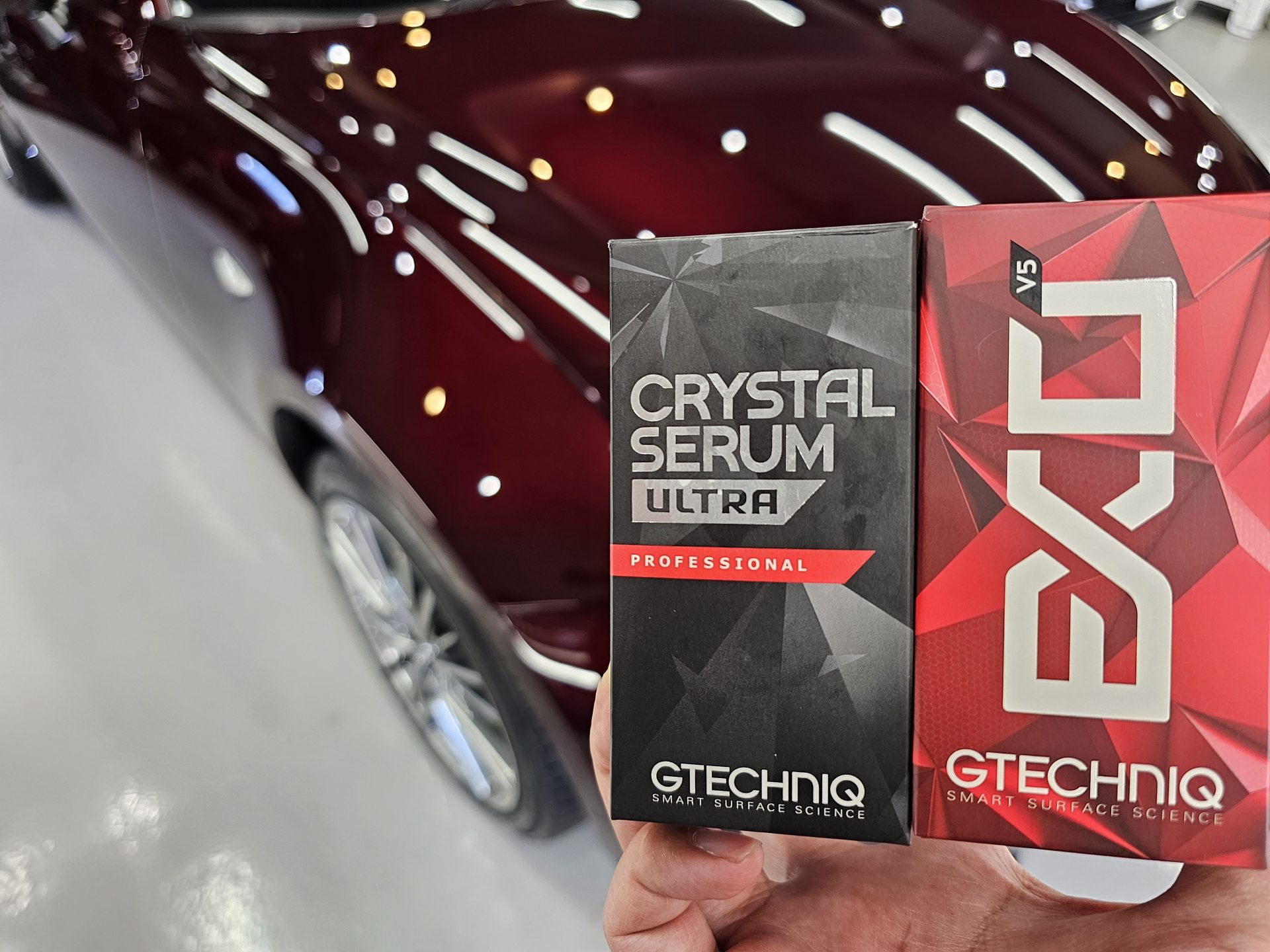 マツダロードスターRF 35周年記念車 アーティザンレッドプレミアムメタリック GTECHNIQ CRYSTALSERUM