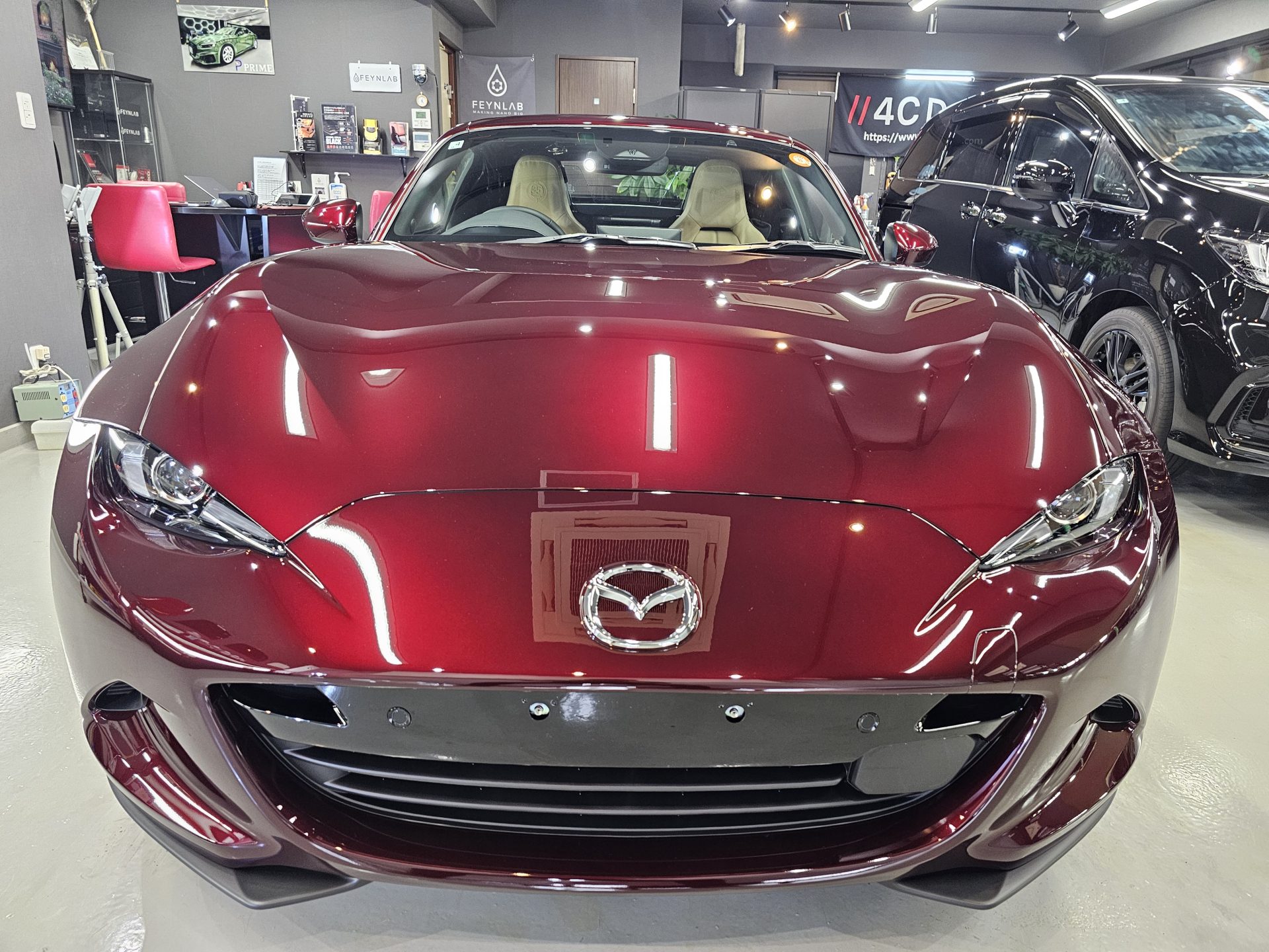 マツダロードスターRF 35周年記念車 アーティザンレッドプレミアムメタリック GTECHNIQ