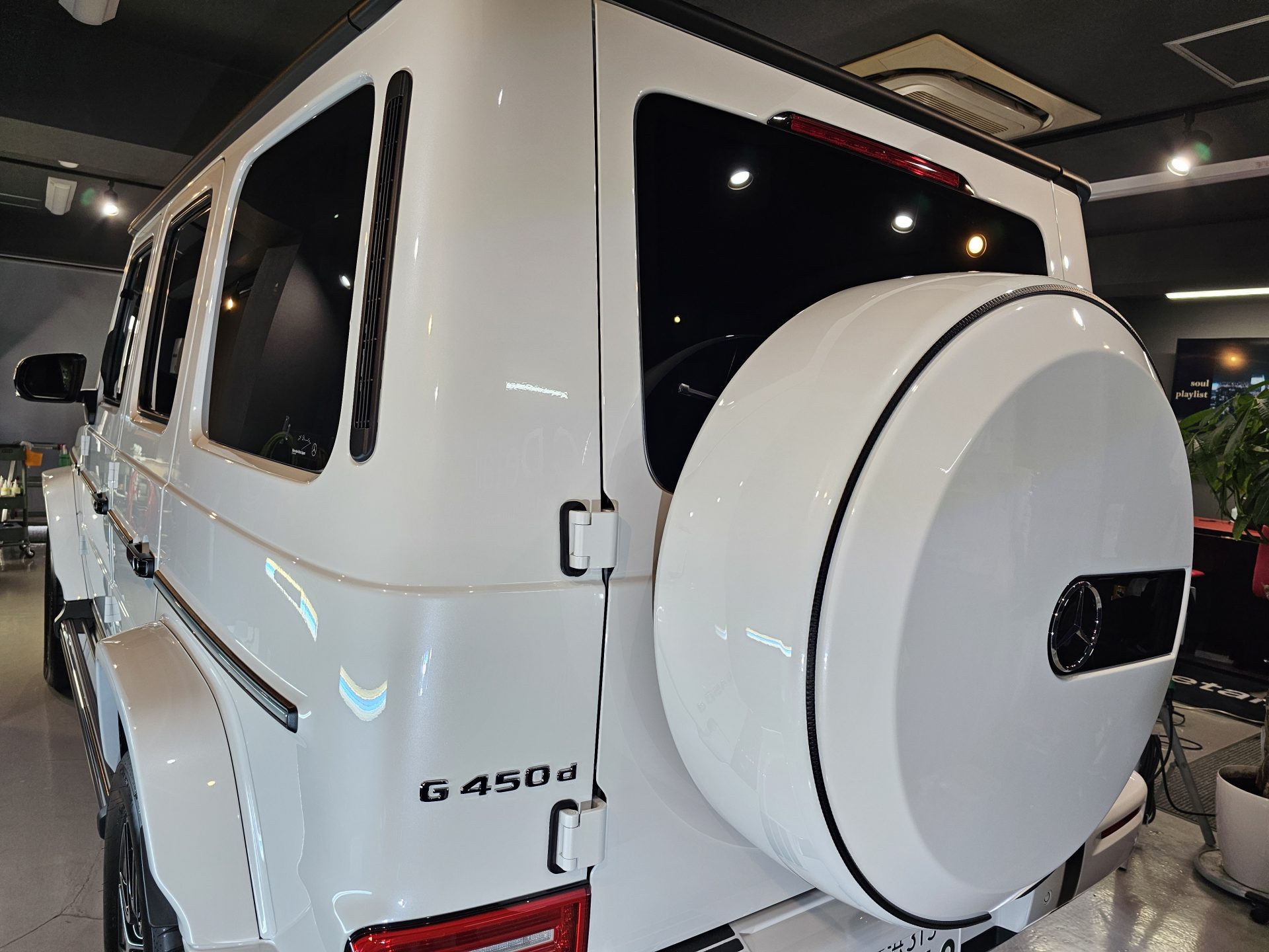 メルセデスベンツG450d 新車 セラミックボディコーティング