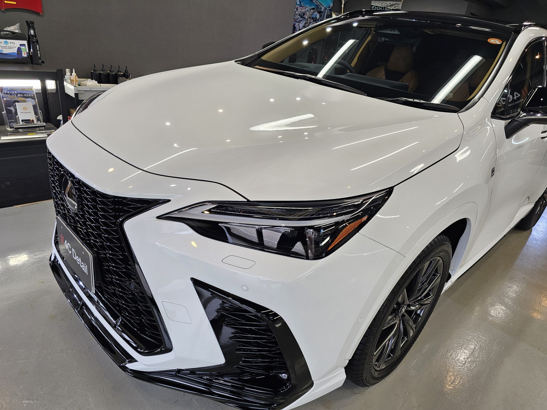 レクサスNX350h 東京都港区 ファインラボセラミック艶