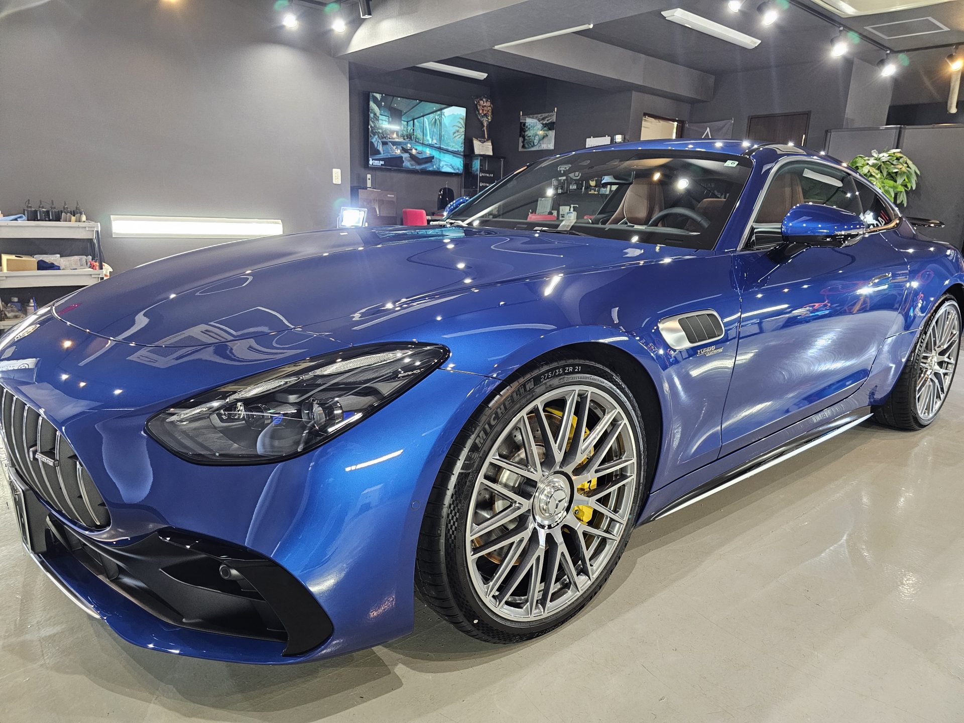 AMG GT43クーペ 新車 ドイツ サーブフェイスコートウルティマセラミックボディコーティング