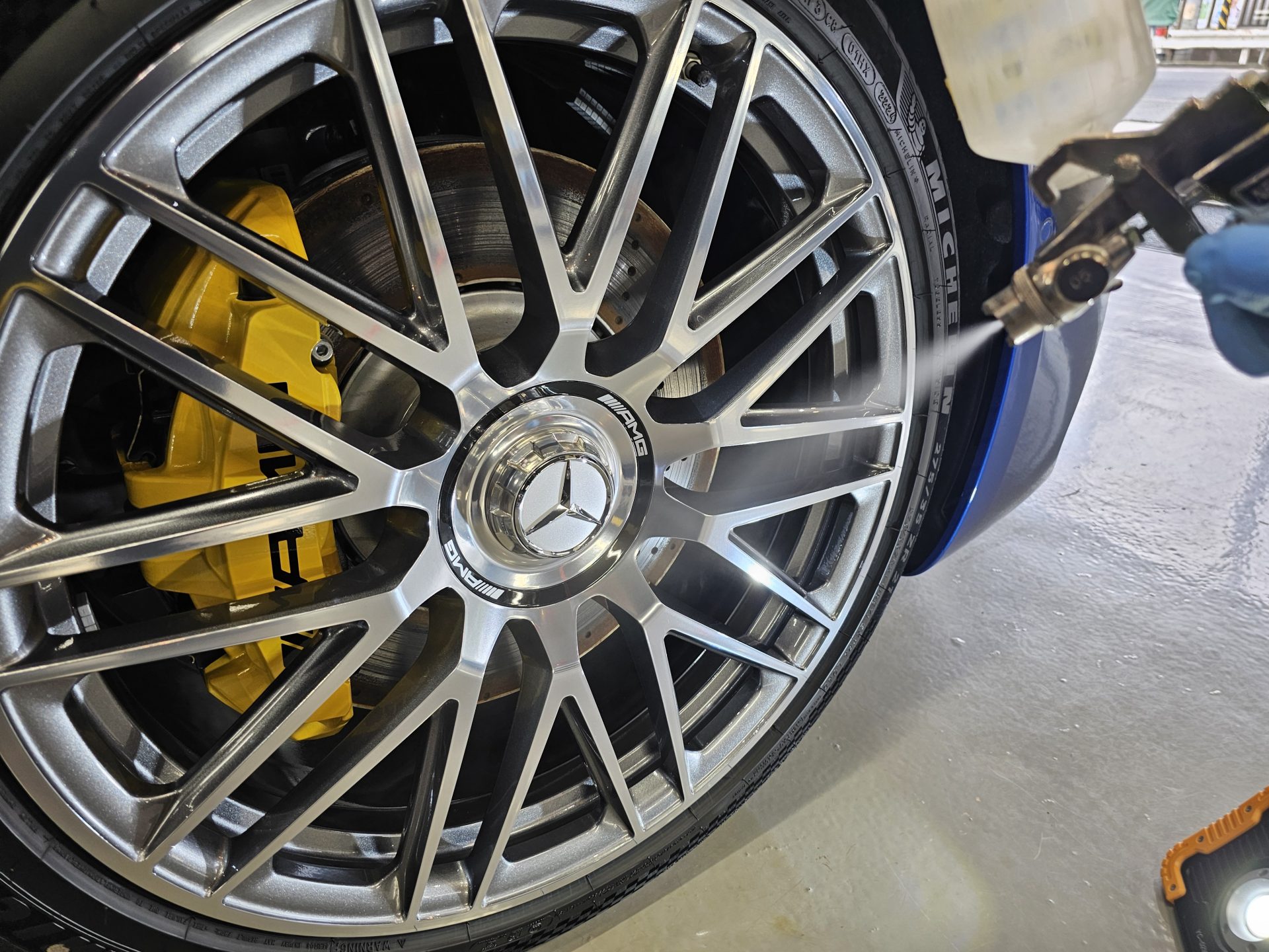 AMG GT43クーペ 新車 ホイールコーティング スプレー工法
