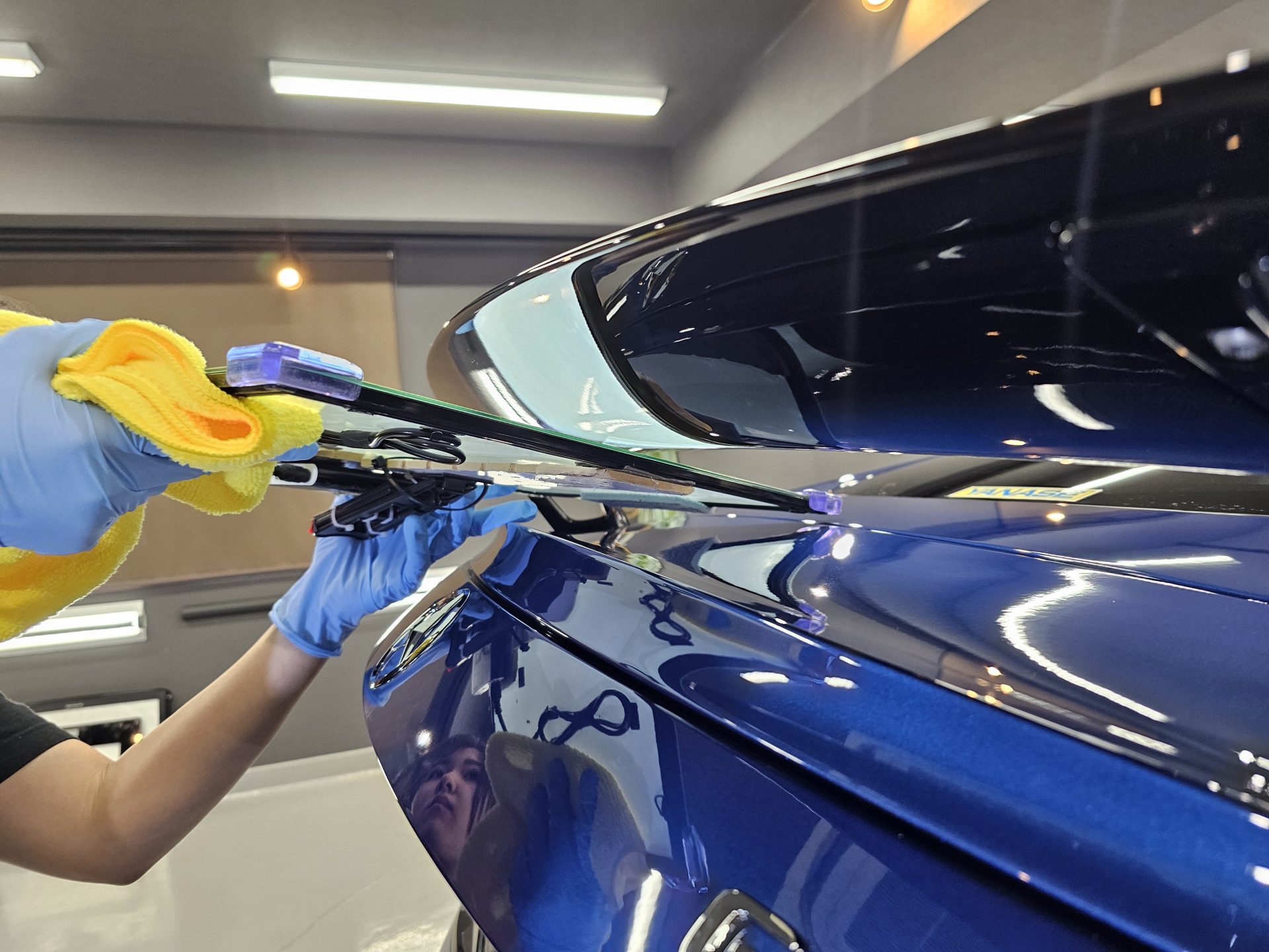 AMG GT43クーペ 新車 細部コーティングチェック