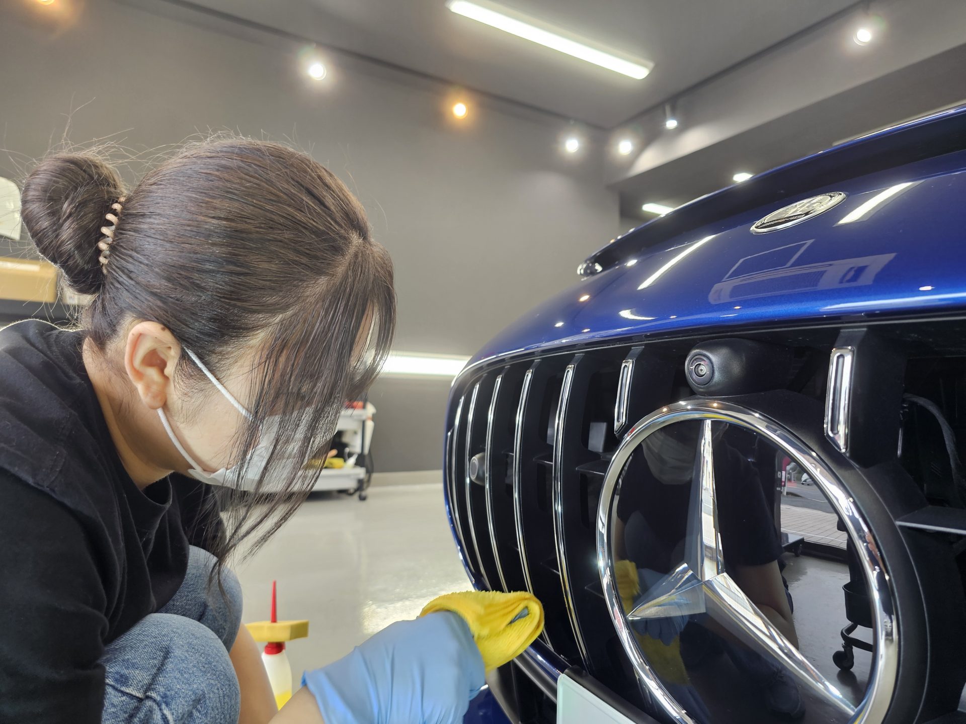 AMG GT43クーペ 新車 細部洗浄