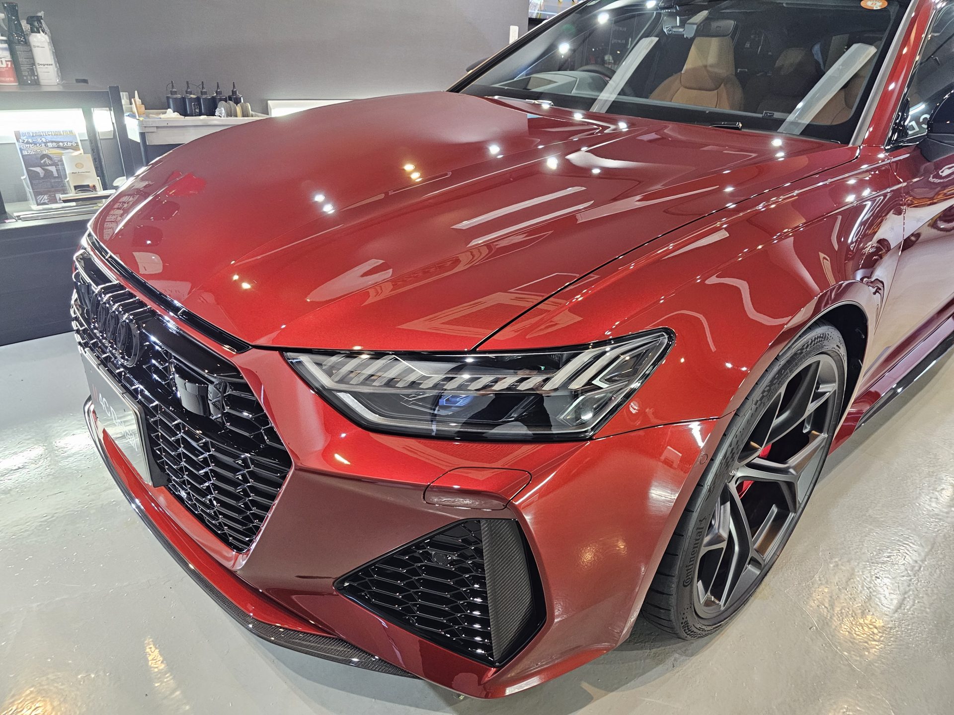 アウディRS6アバント 新車 FEYNLABヒールプラス艶
