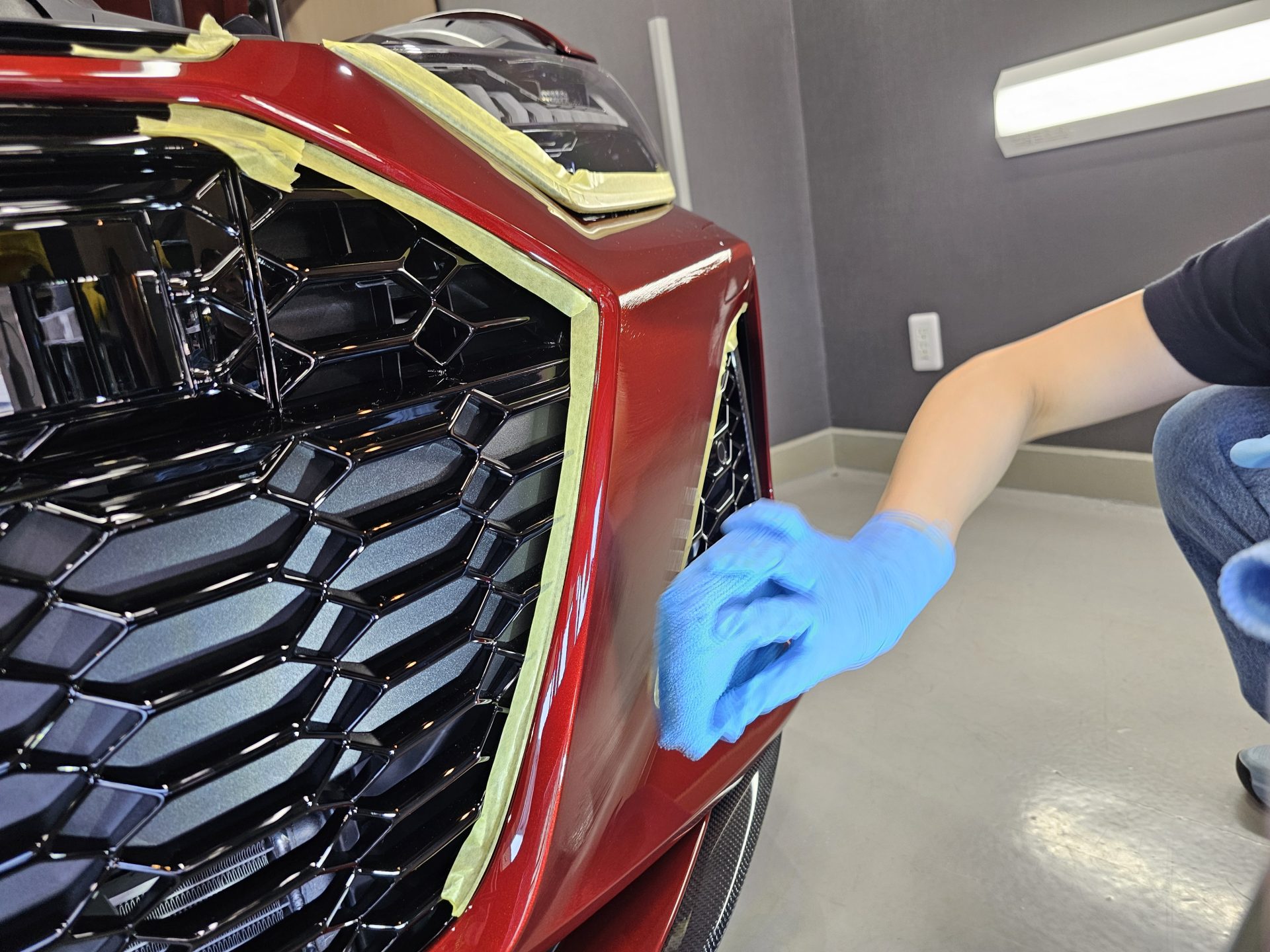 アウディRS6アバント 新車 セラミックコーティング塗布
