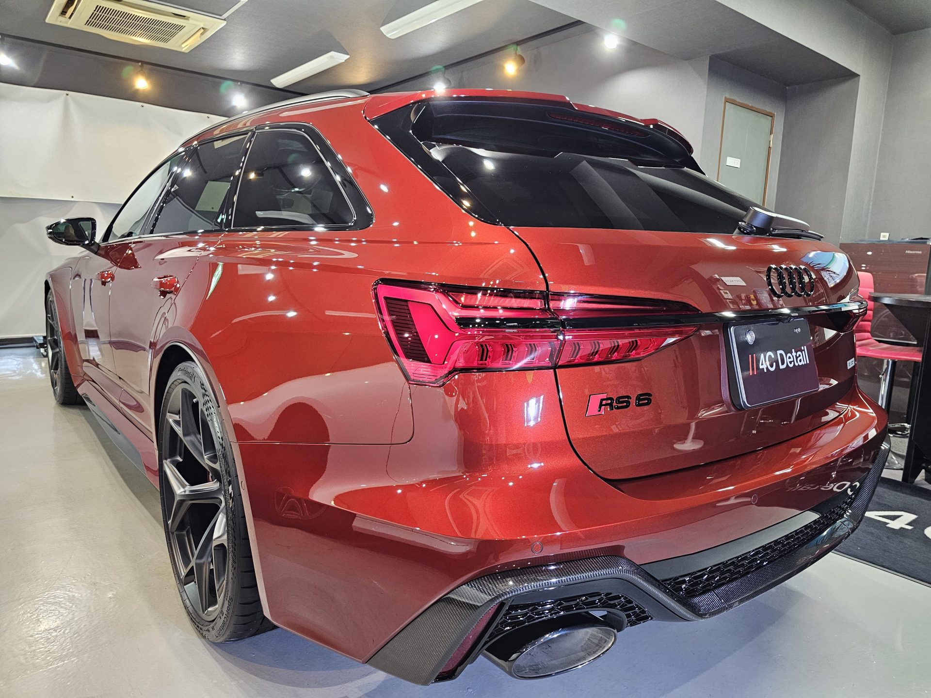 アウディRS6アバント 新車 セラミックボディコーティング