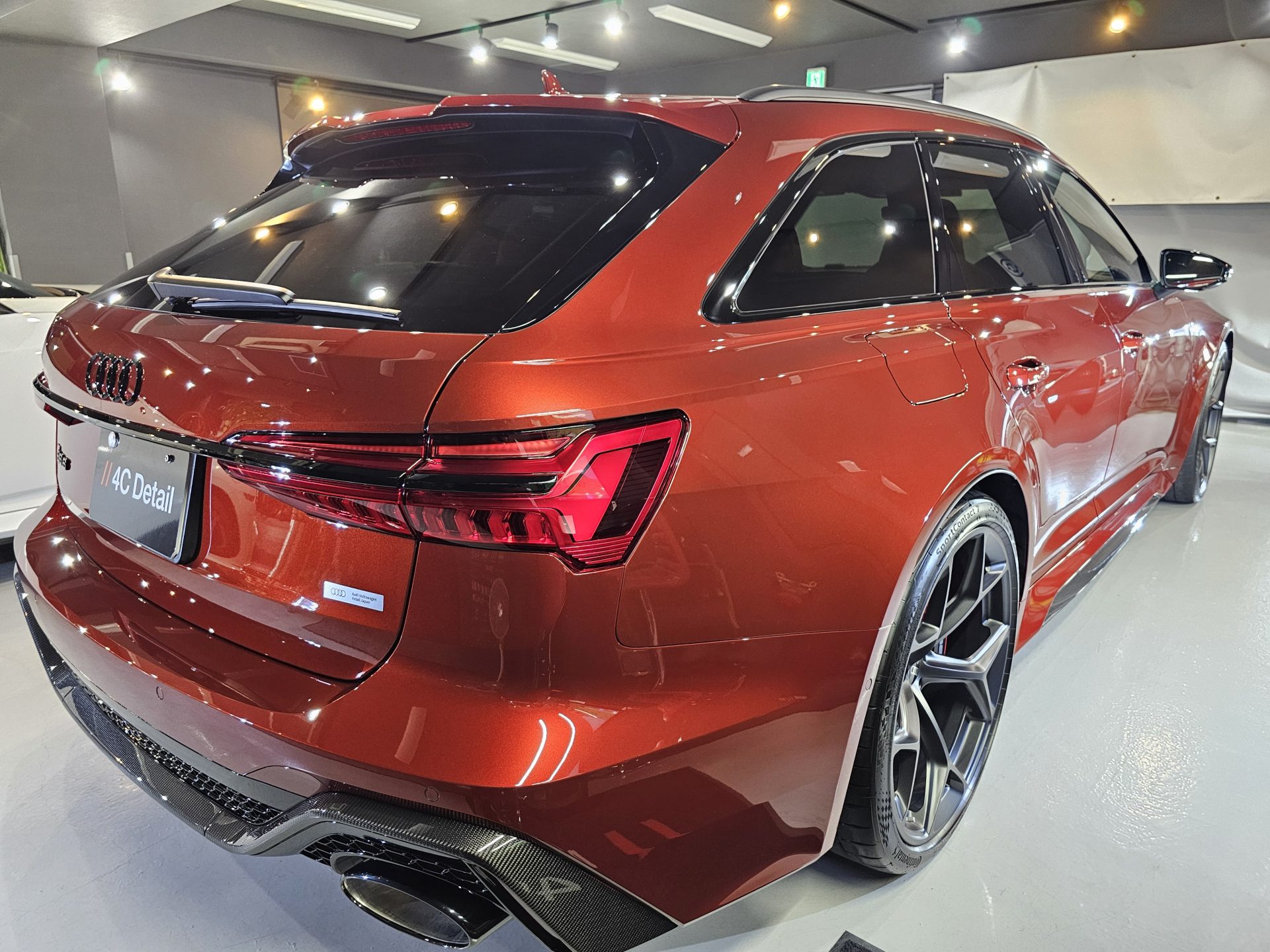 アウディRS6アバント 新車 ボディコーティングセラミック