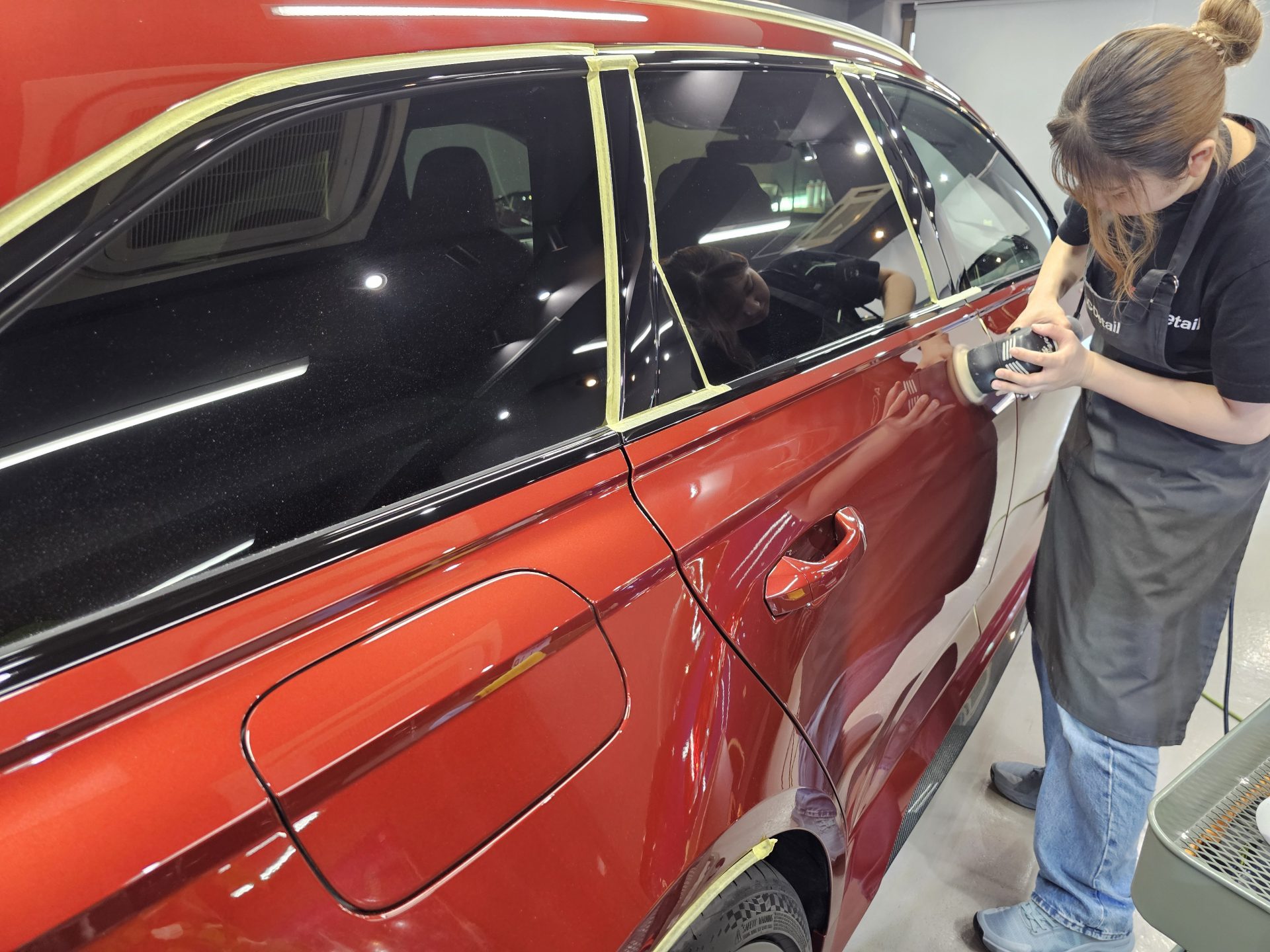 アウディRS6アバント 新車 下地処理磨き