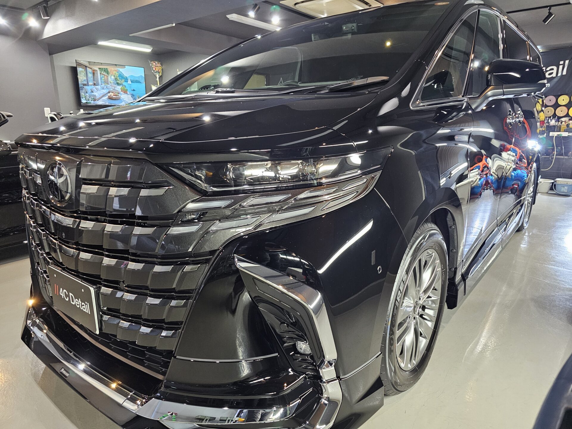 新車トヨタアルファードハイブリット FEYNLABヒールライトセラミックコーティング他 横浜市西区みなとみらい