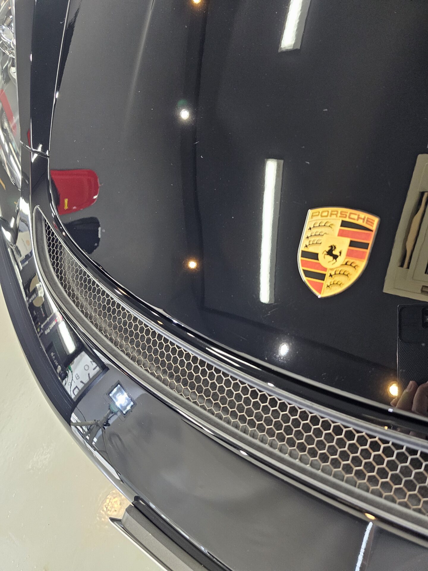 ポルシェ718ケイマンGT4RS ソリッドブラック ppfメンテナンス