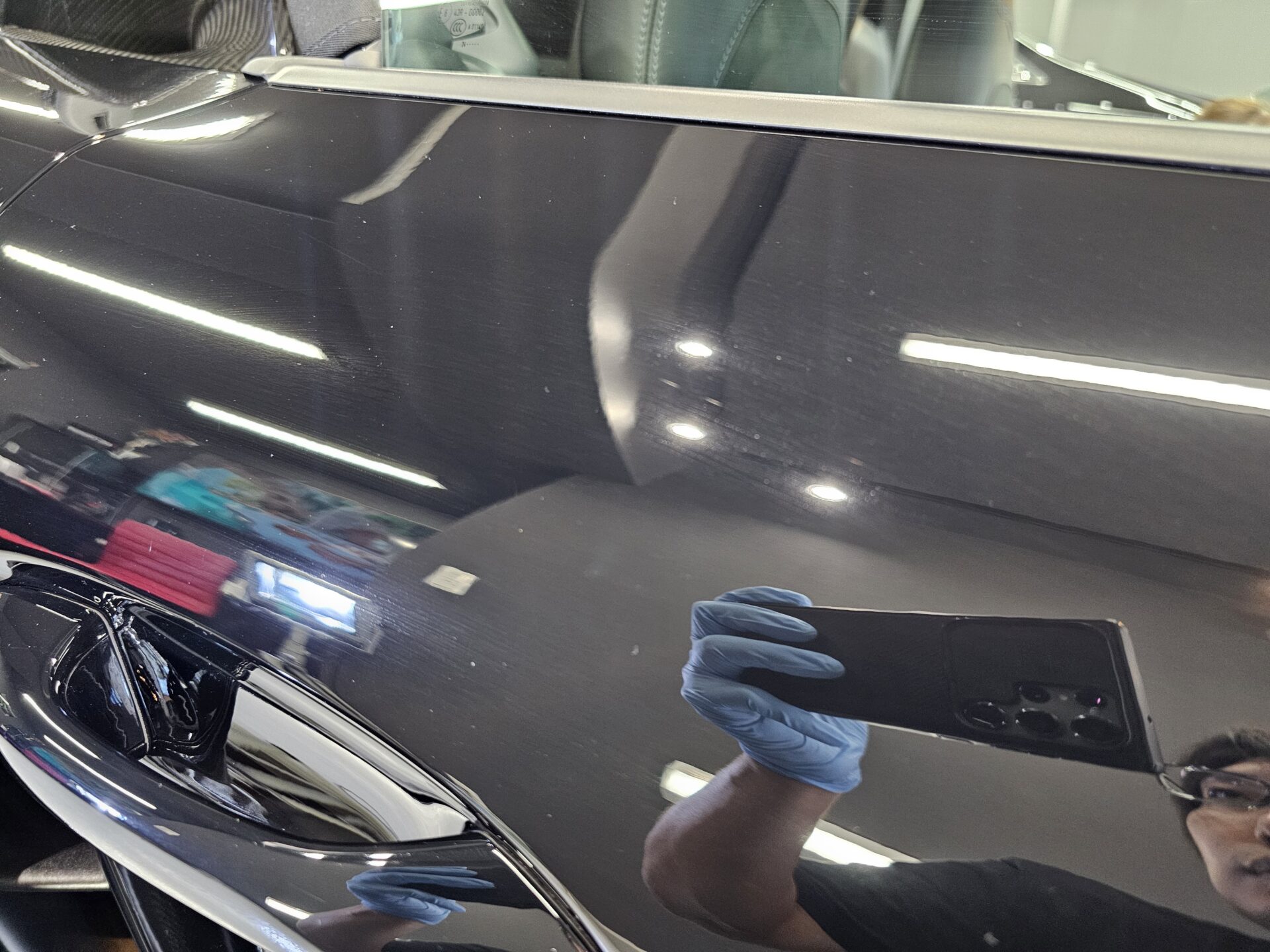 ポルシェ718スパイダーRS 新車 ソリッドブラック 線傷ドア