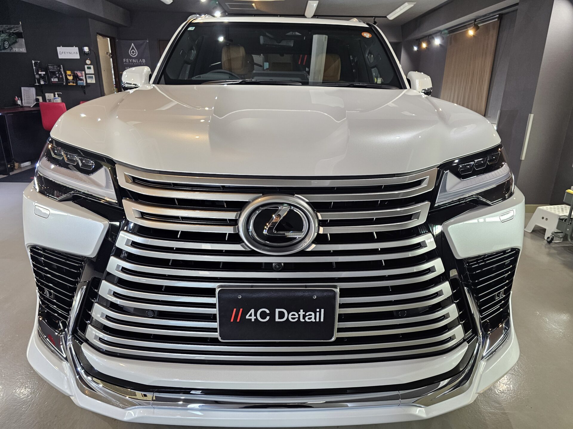 レクサスLX600 新車 4C DETAILプレミアムガラスコーティング