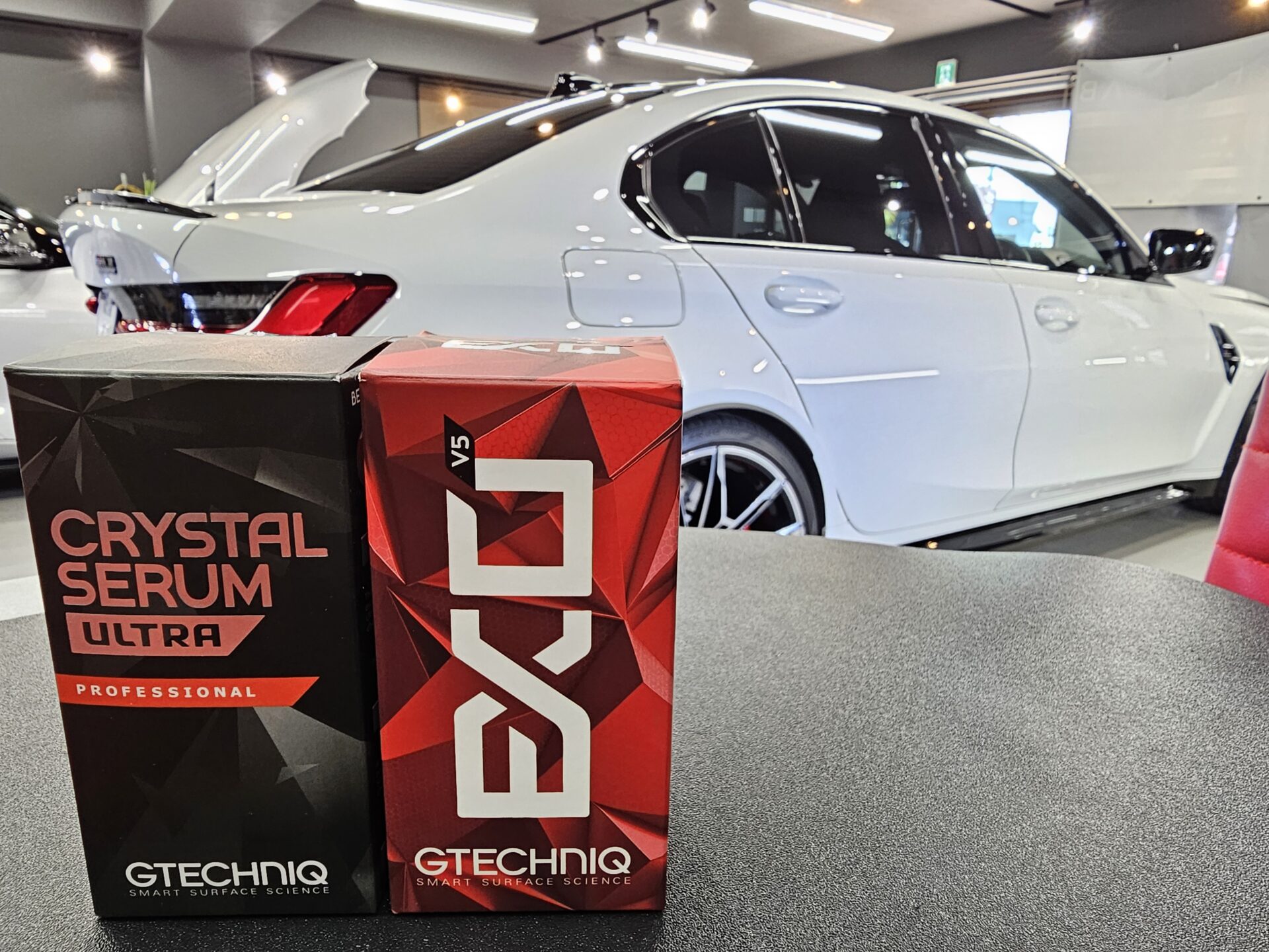 BMW M3コンペティション アルピンホワイト GTECHNIQ CrystalSerum BLACK